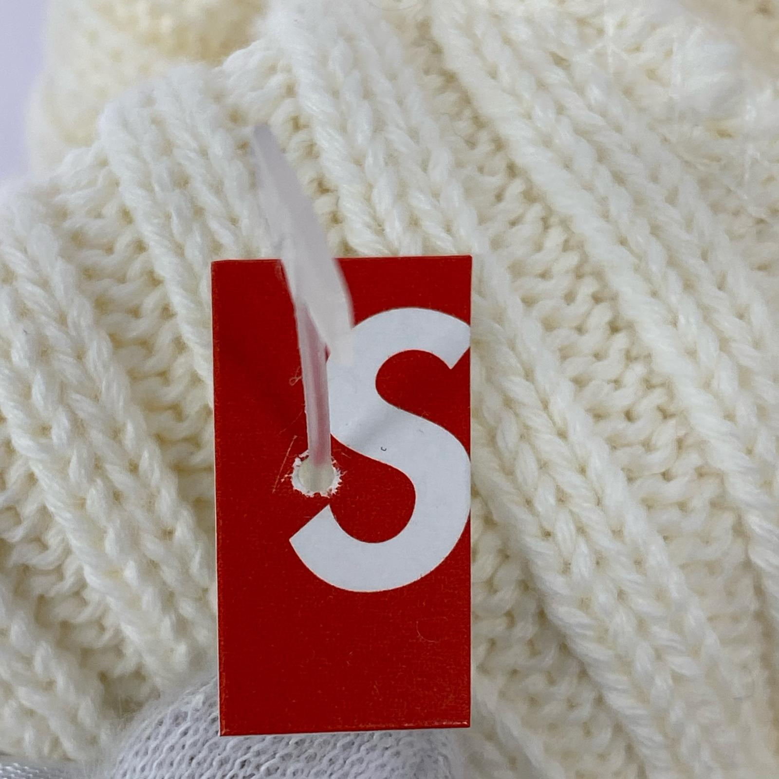 ニットキャップ Overdyed Ribbed Beanie ホワイト