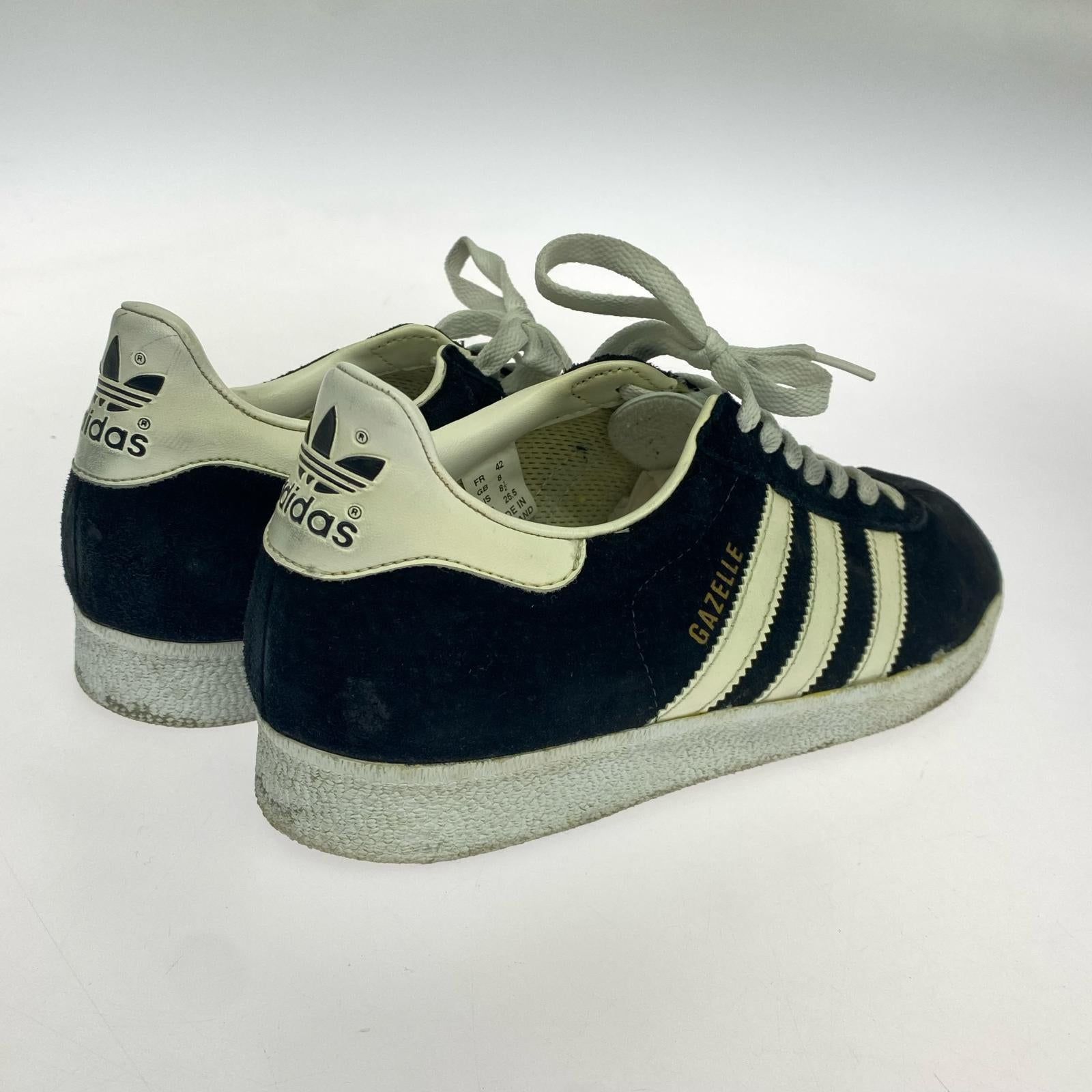 スニーカー adidas GAZELLE 黒 (26.5) 26.5cm (US8 1/2 UK8 EU43) ブラック