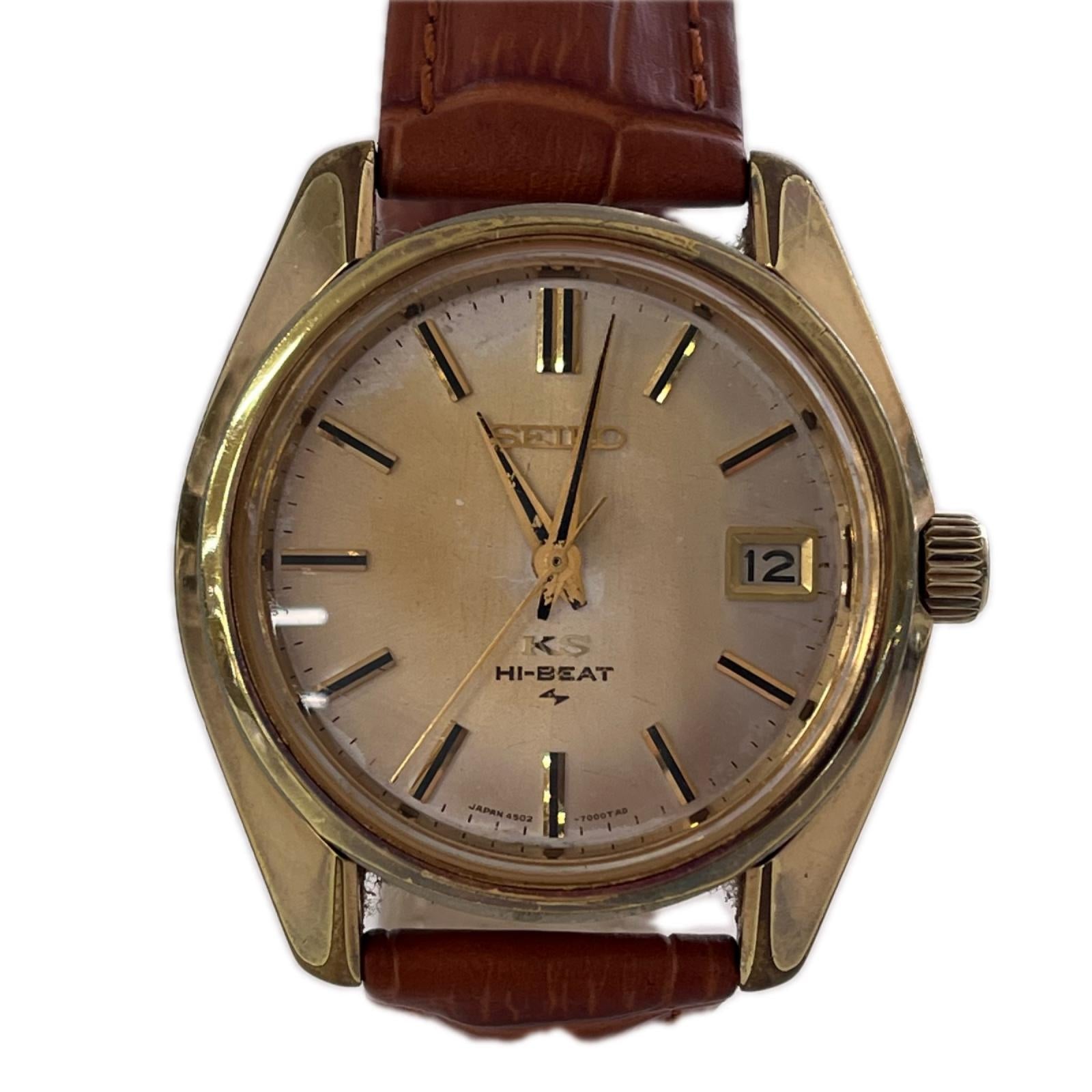 腕時計 KING SEIKO HI-BEAT ブラウン