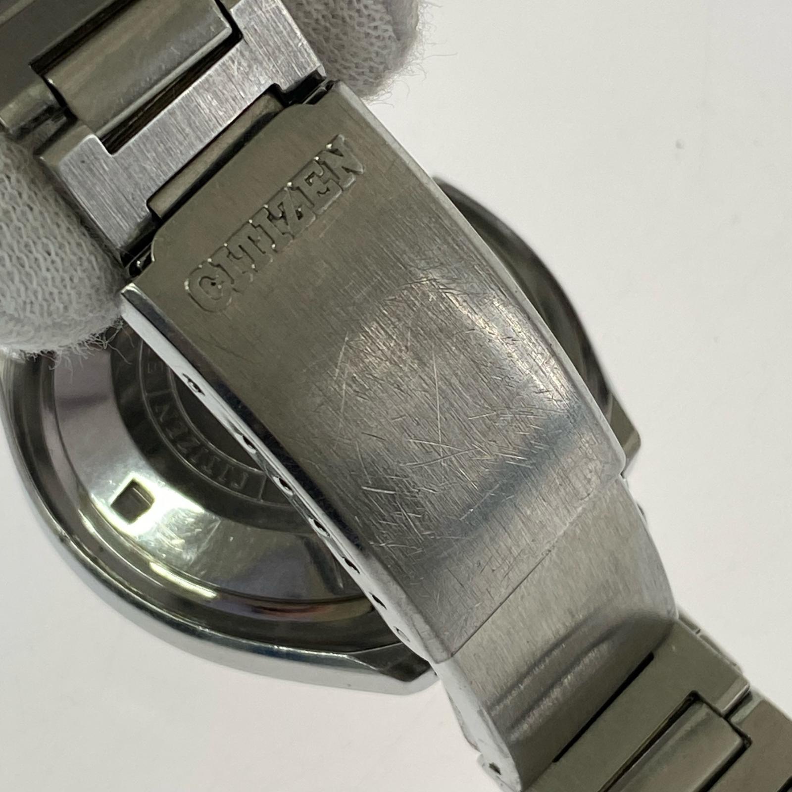 腕時計 CITIZEN 70s SEVEN STAR V2 デイデイト カットガラス 腕時計 AT シルバー