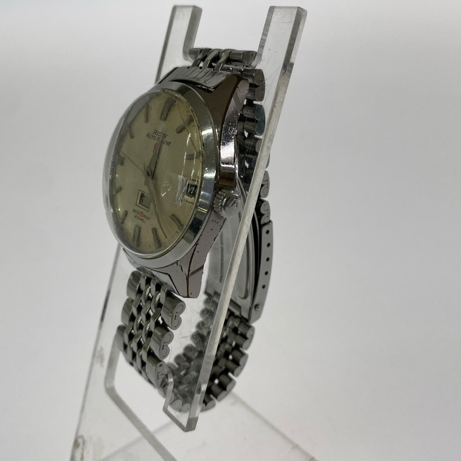 腕時計 RICOH 60s AUTO DELUXE 8 21石 腕時計 AT シルバー