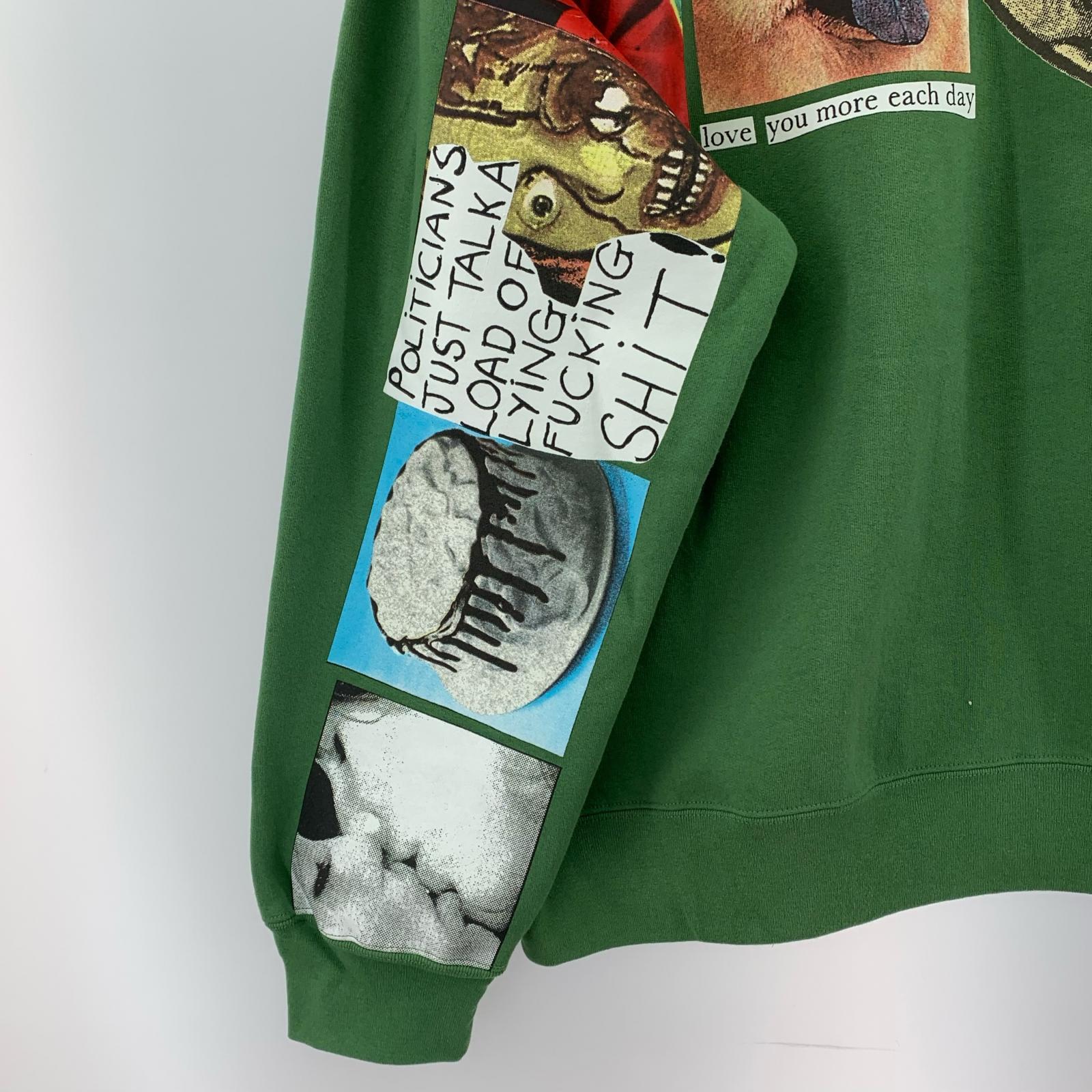 パーカー Supreme 24SS Spread Zip Up Hooded Sweatshirt L グリーン