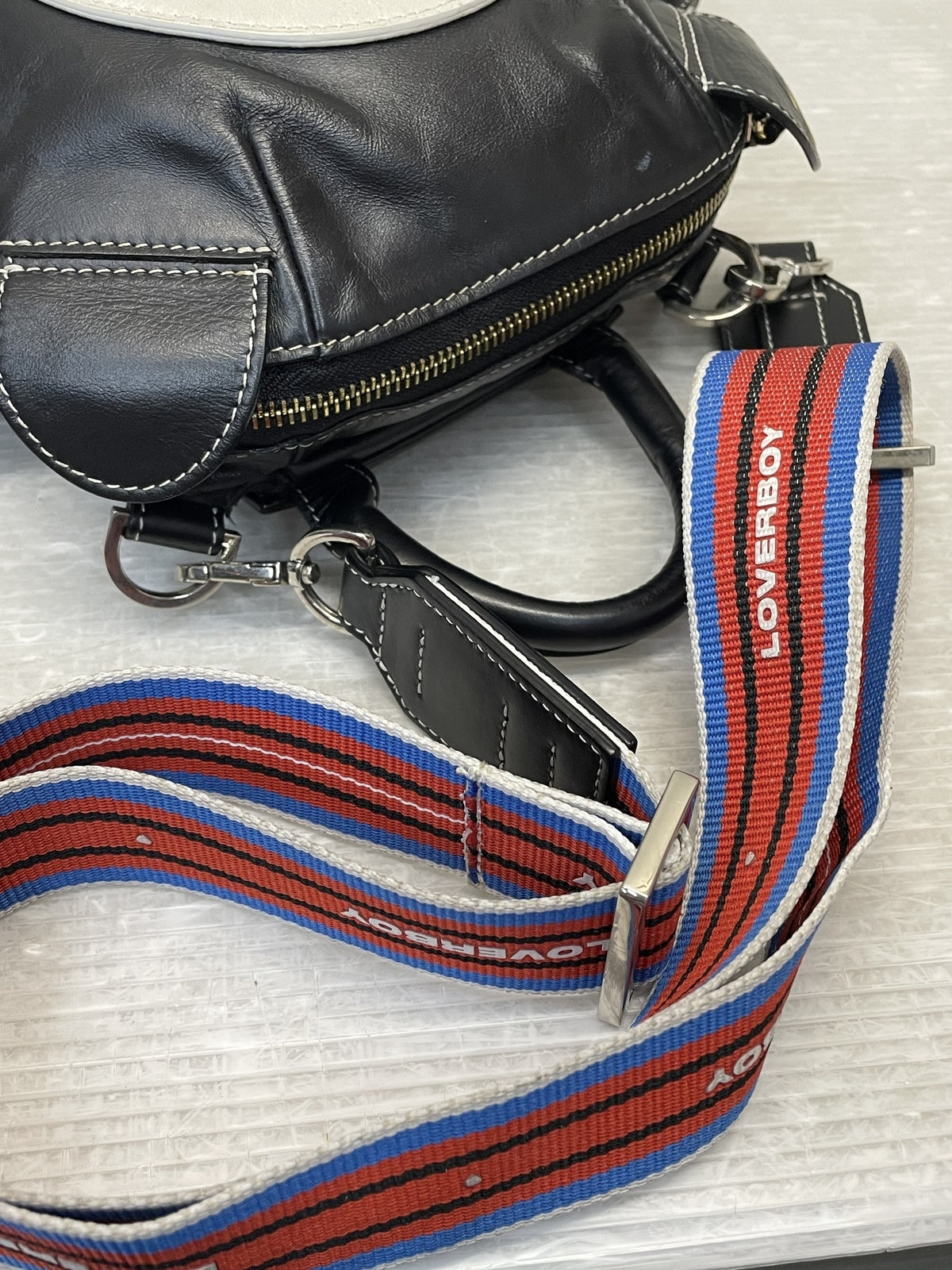 ショルダーバッグ Charles Jeffrey LOVERBOY 22SS GrolinBag ブラック