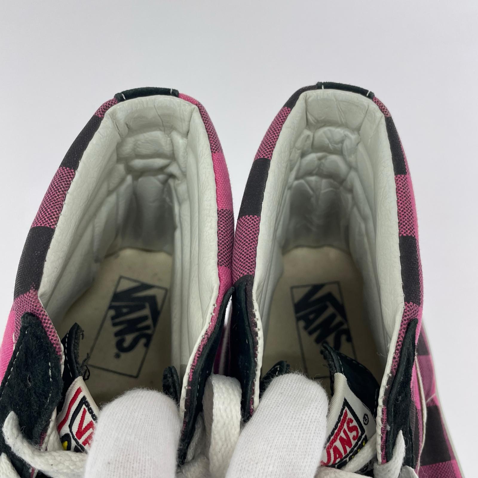 スニーカー 90s後期 sk8-hi チェック 27.5cm 27.5cm (US9 1/2 UK9 EU45)