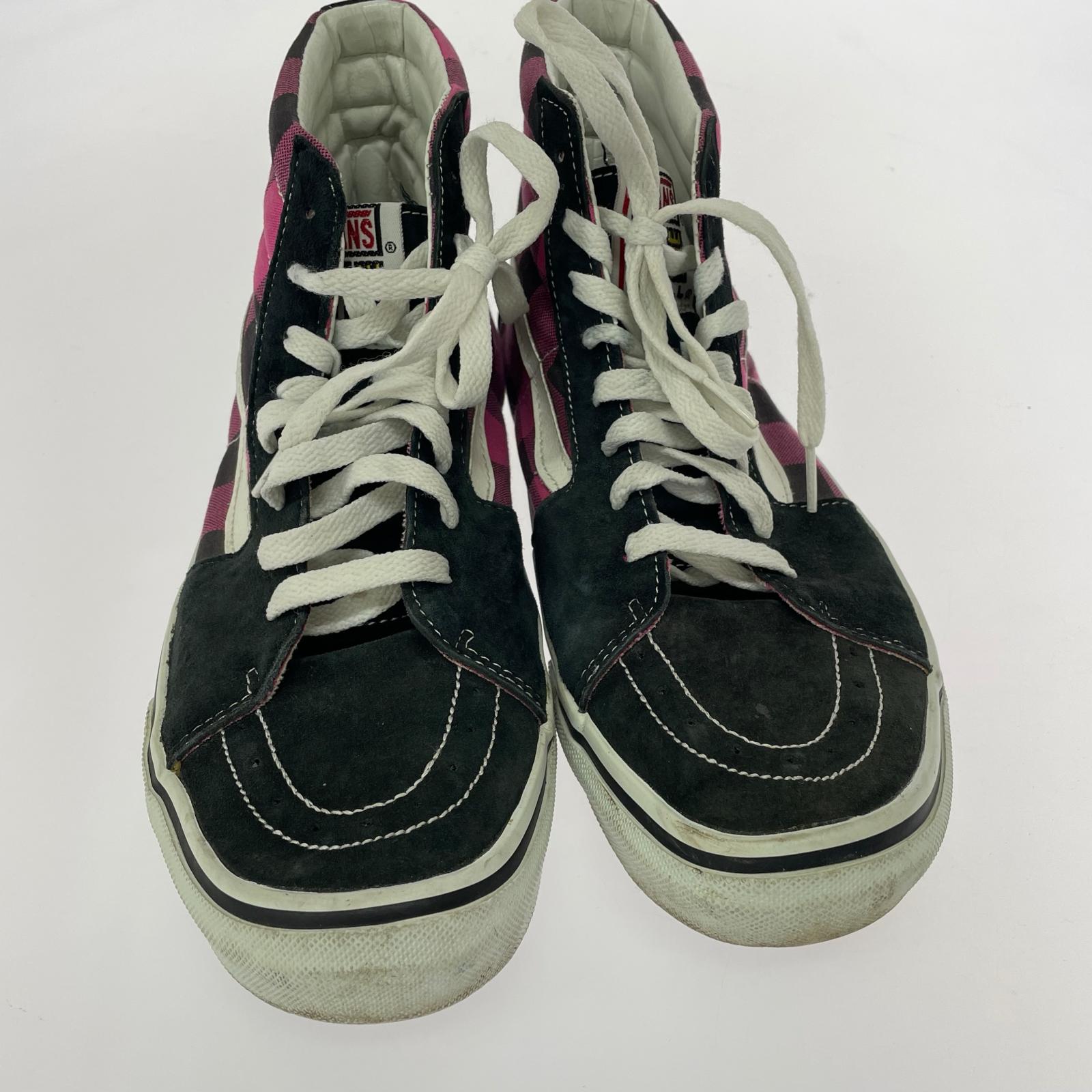 スニーカー 90s後期 sk8-hi チェック 27.5cm 27.5cm (US9 1/2 UK9 EU45)