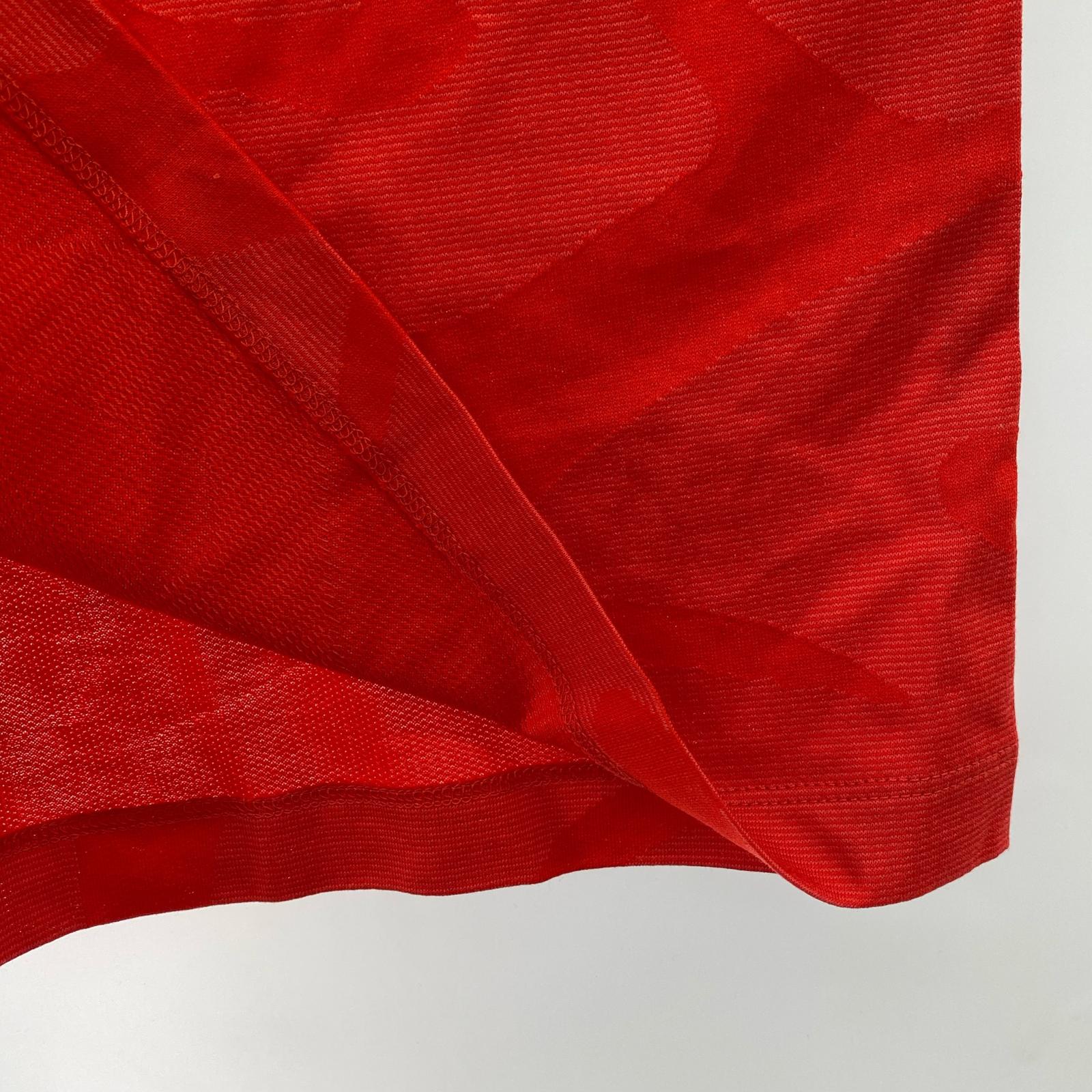 半袖Tシャツ 総柄 赤 M レッド
