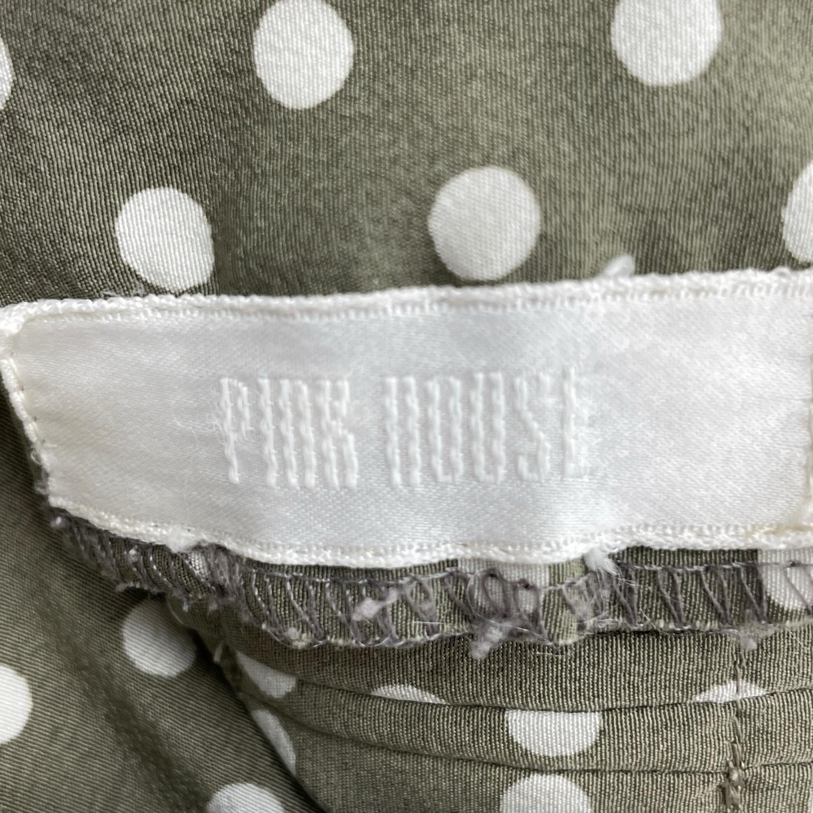 長袖シャツ ドットリボン セットアップ GRY グレー