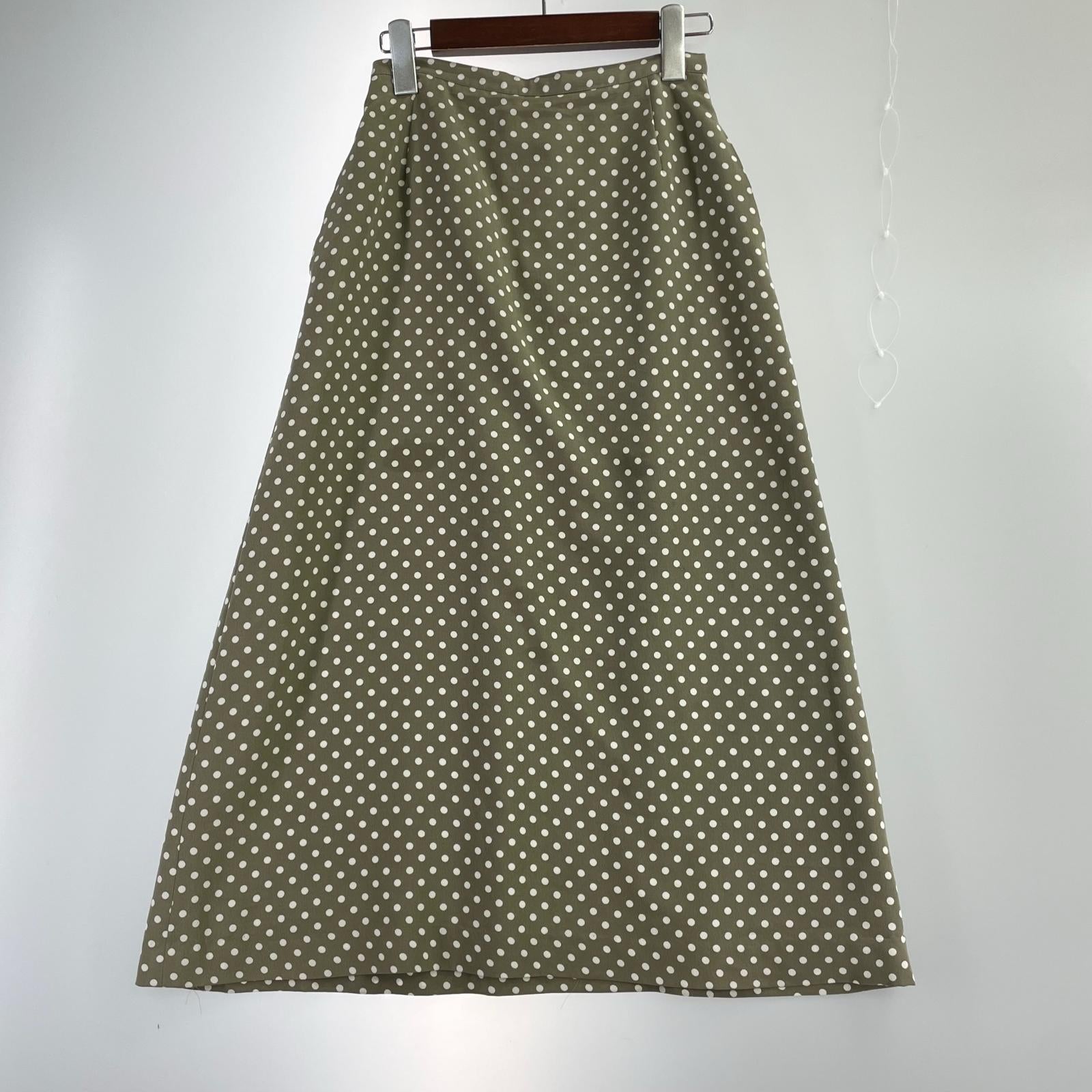長袖シャツ ドットリボン セットアップ GRY グレー