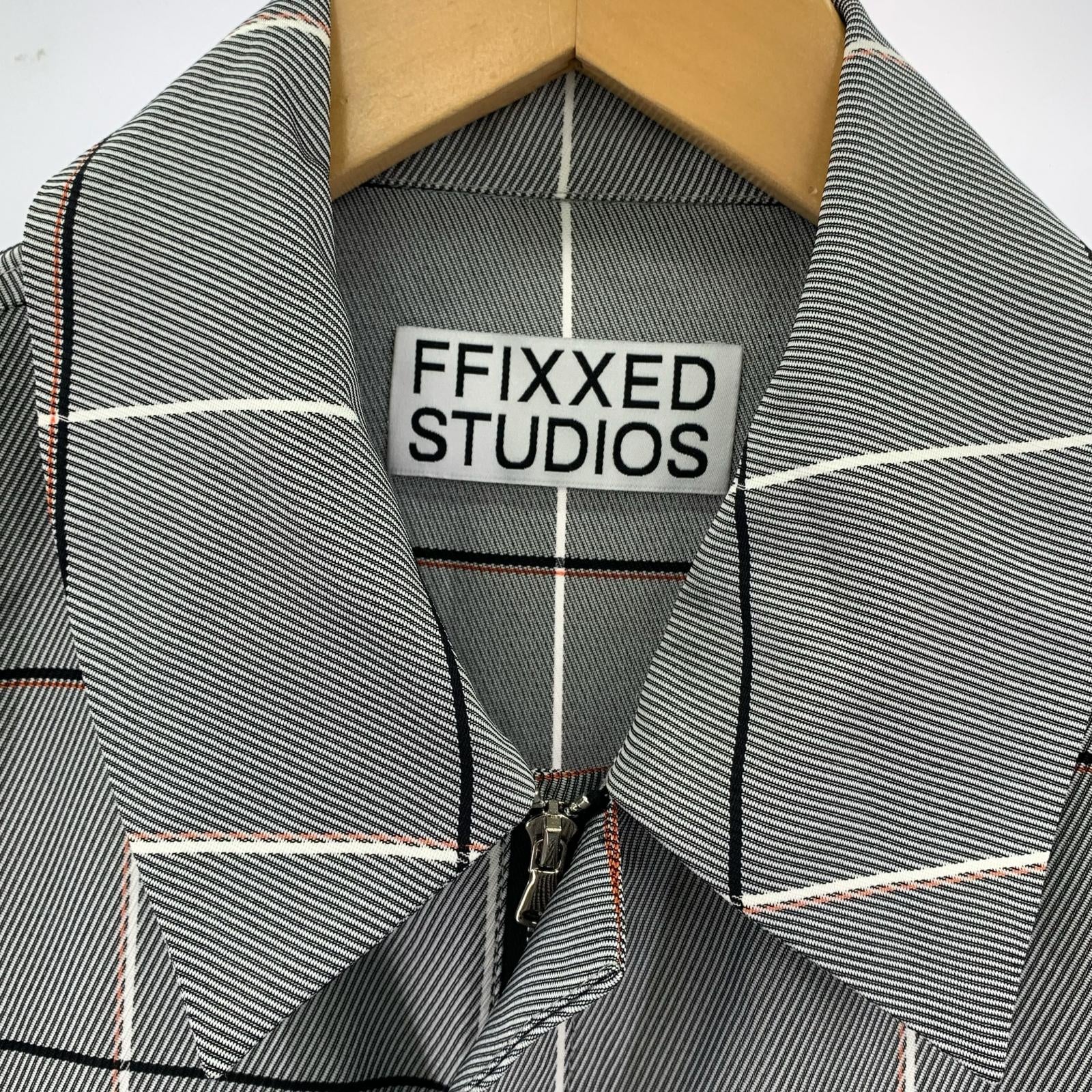その他アウター FFIXXED STUDIOUS チェックコート SS18-M035 グレー (M) M グレー