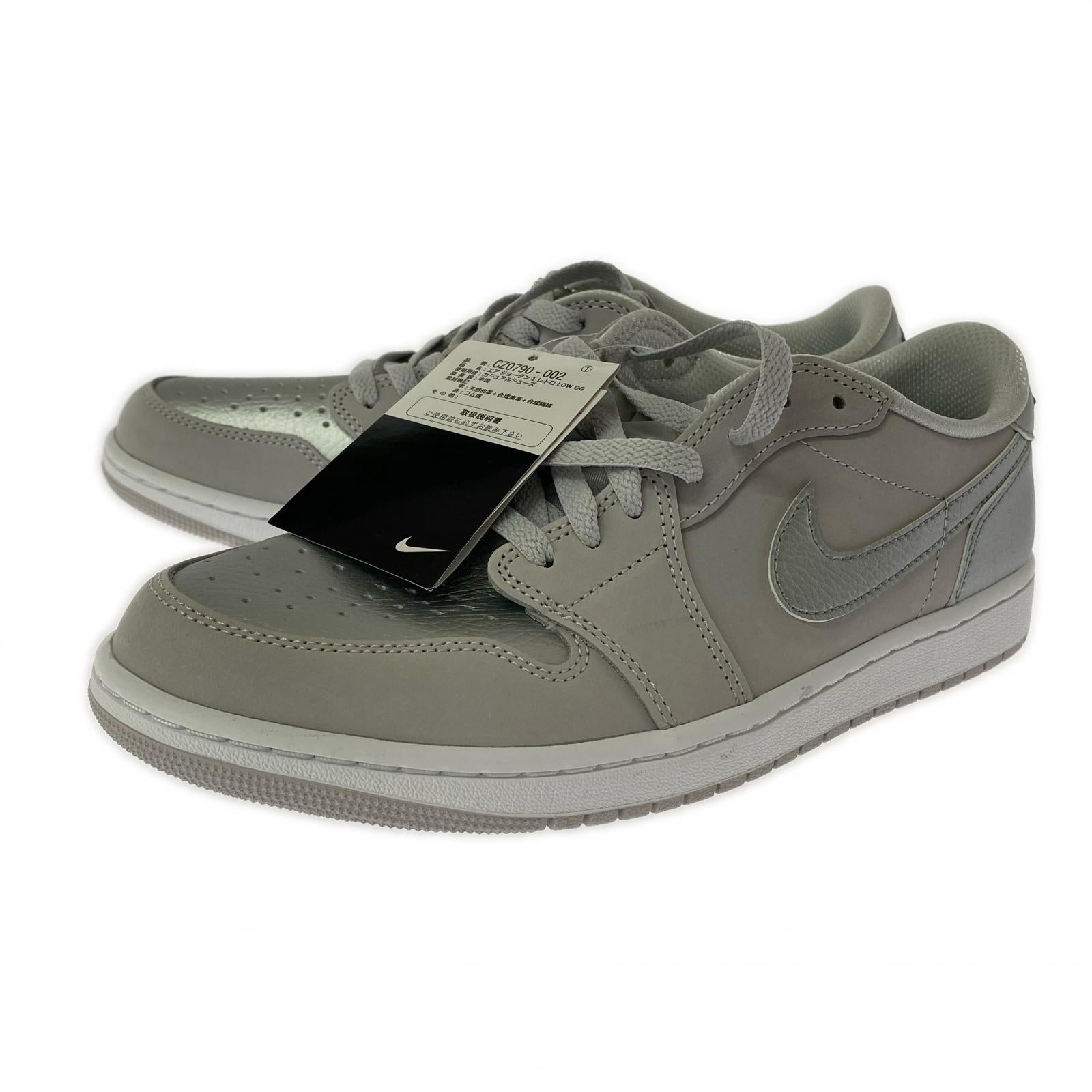 スニーカー AIR JORDAN 1 RETRO LOW OG Silver 29cm (US11 UK10 1/2 EU48) グレー