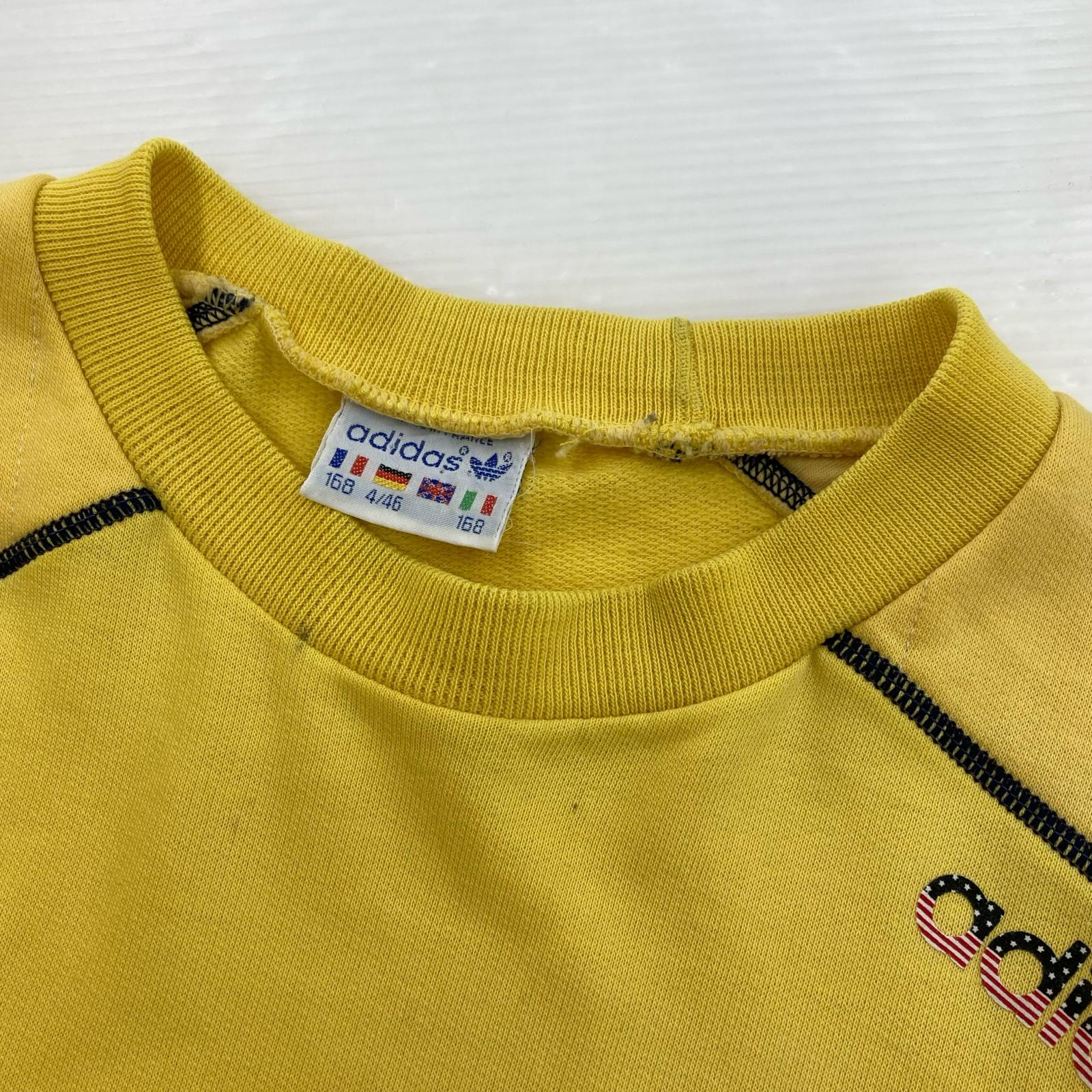スウェット 80s 半袖 イエロー フランス製 イエロー