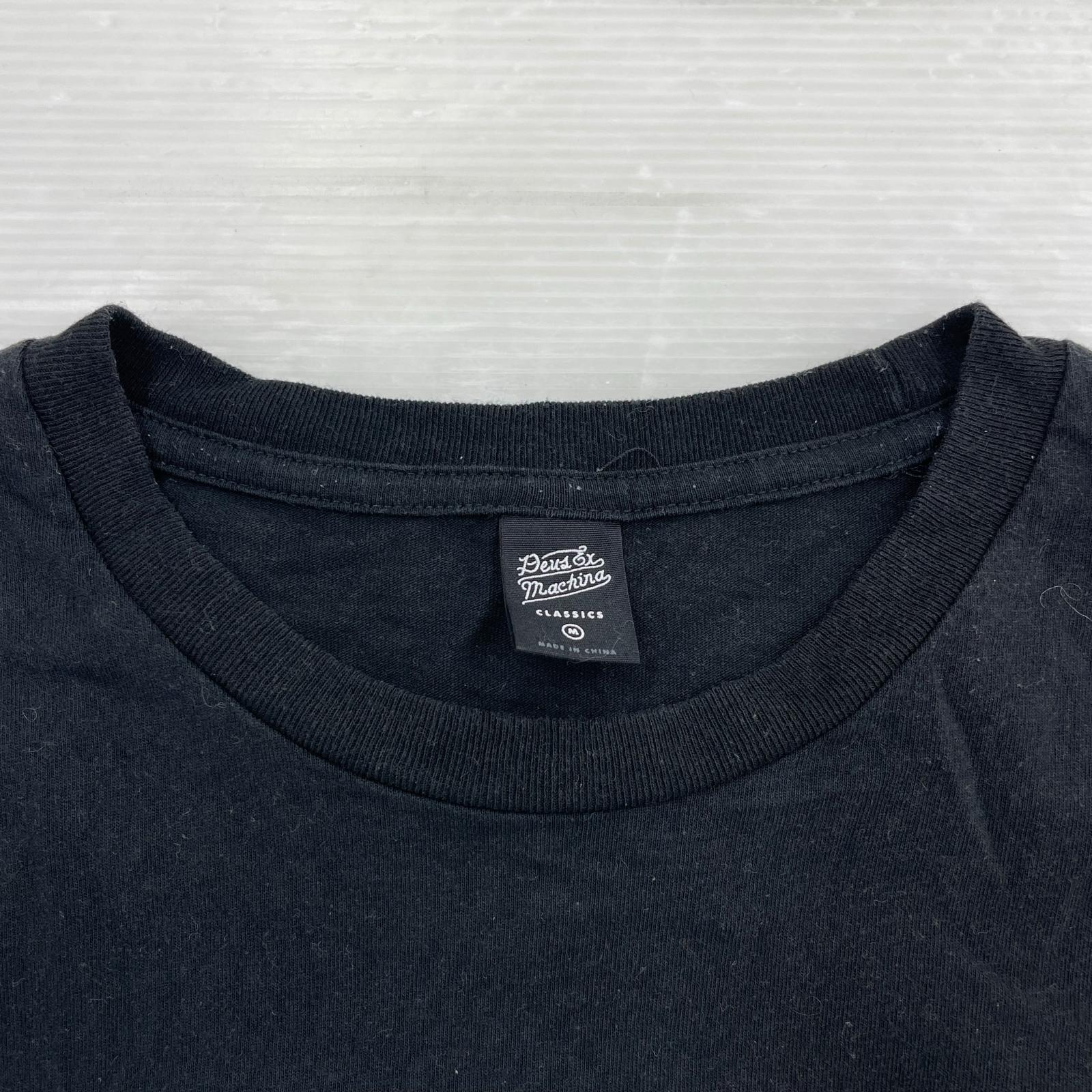 半袖シャツ DEUS EX MACHINA ブラックTシャツ M ブラック