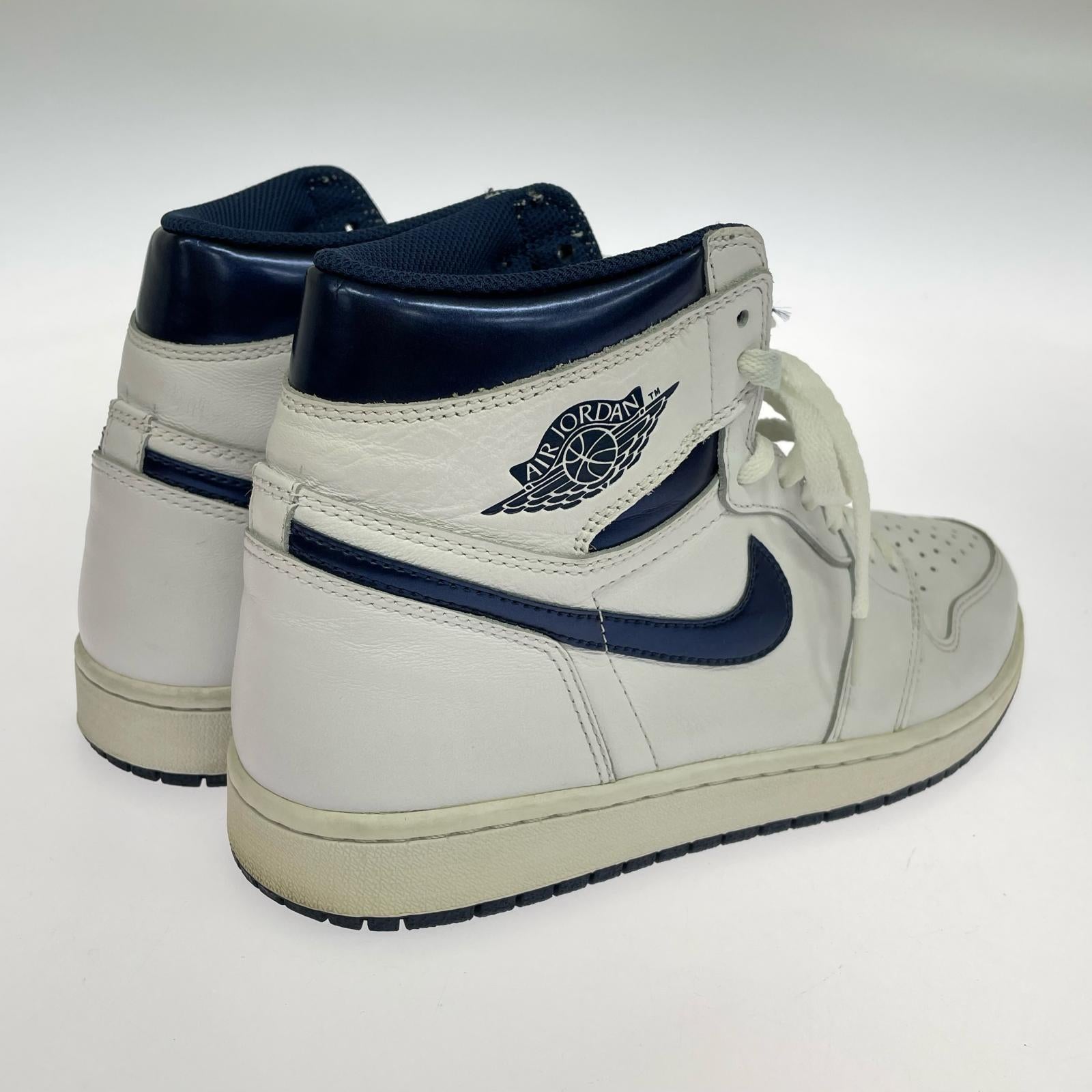 スニーカー AJ1 RETRO HIGH OG METALLIC NAVY (28.5㎝) 28.5cm (US10 1/2 UK10 EU47) ホワイト