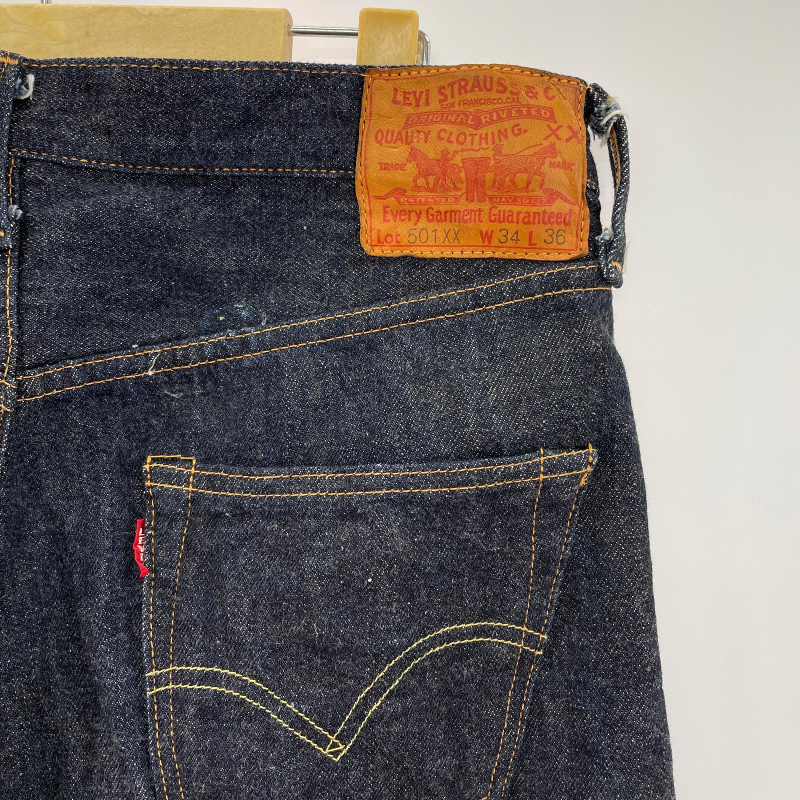 デニムパンツ 00s 501 47年復刻 LOT47501 BIGE (34) 34 ネイビー