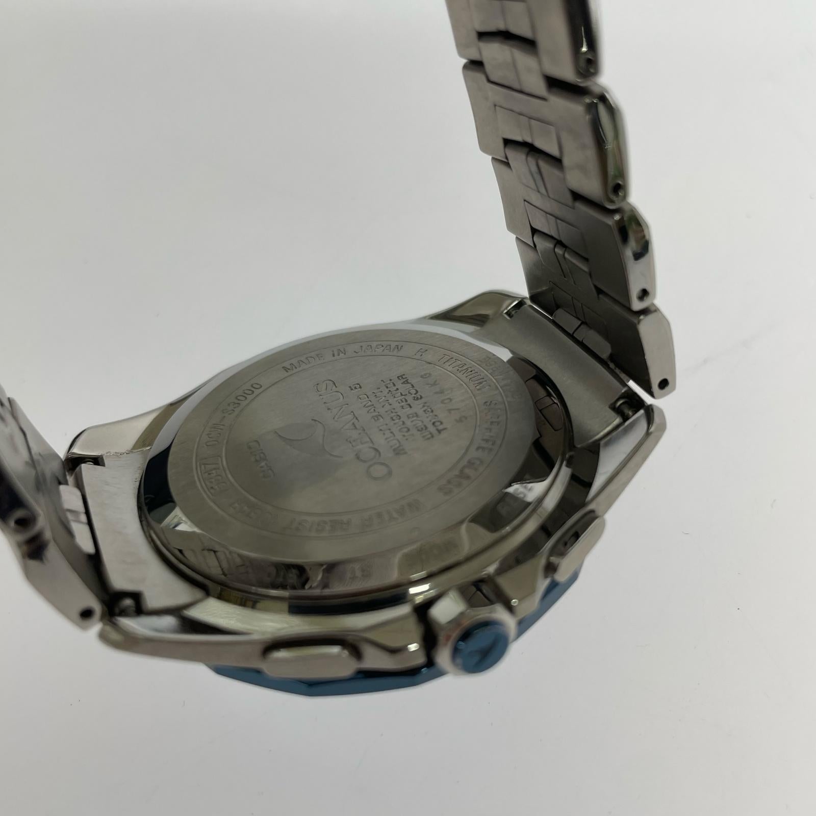 腕時計 OCEANUS OCW-S3000P-2AJF マンタ白蝶貝文字盤