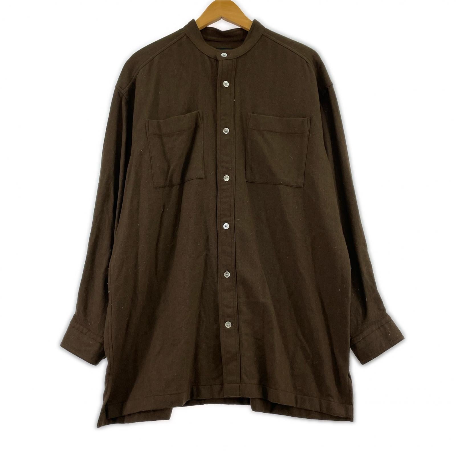 長袖シャツ ISSEY MIYAKE 長袖シャツ L ブラウン