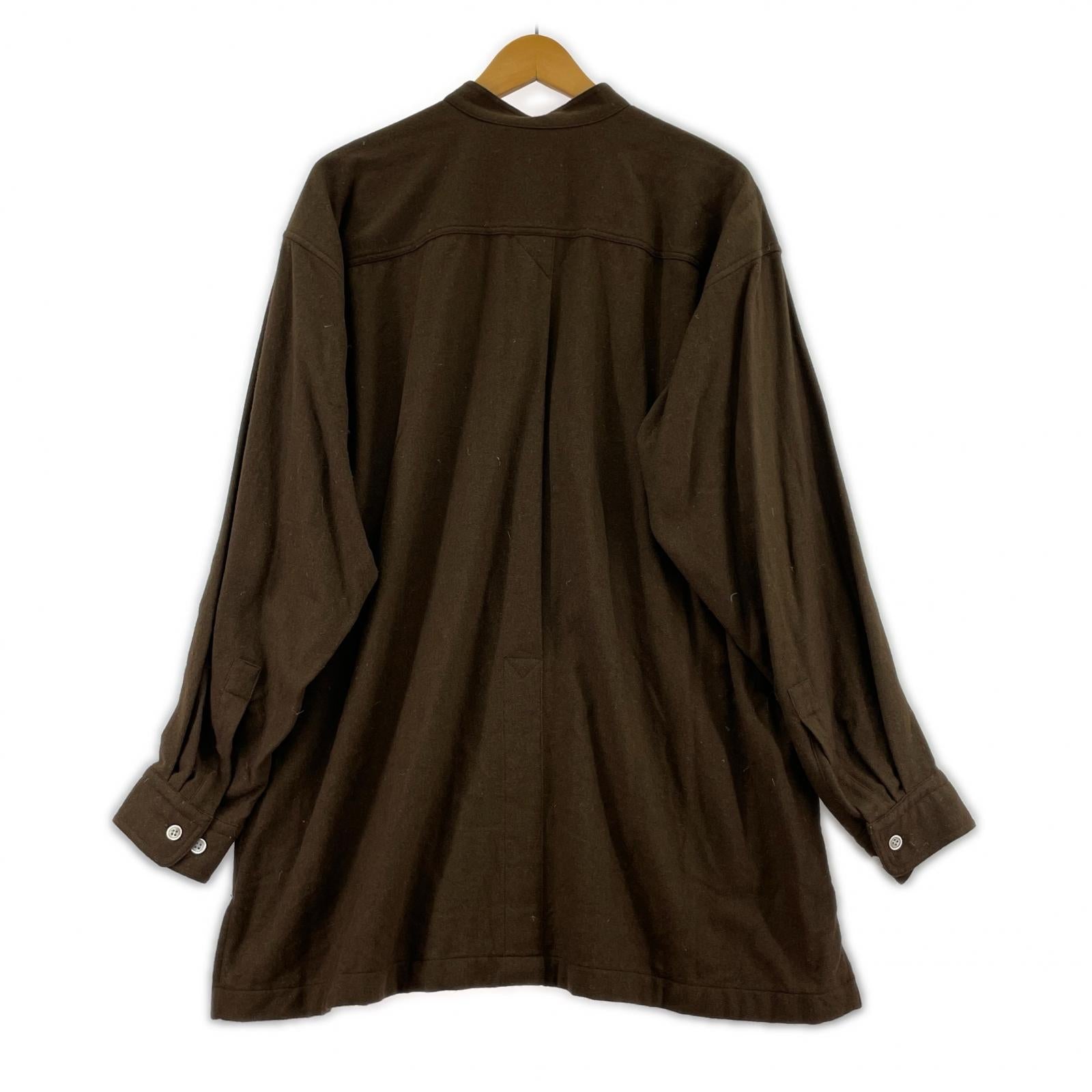 長袖シャツ ISSEY MIYAKE 長袖シャツ L ブラウン