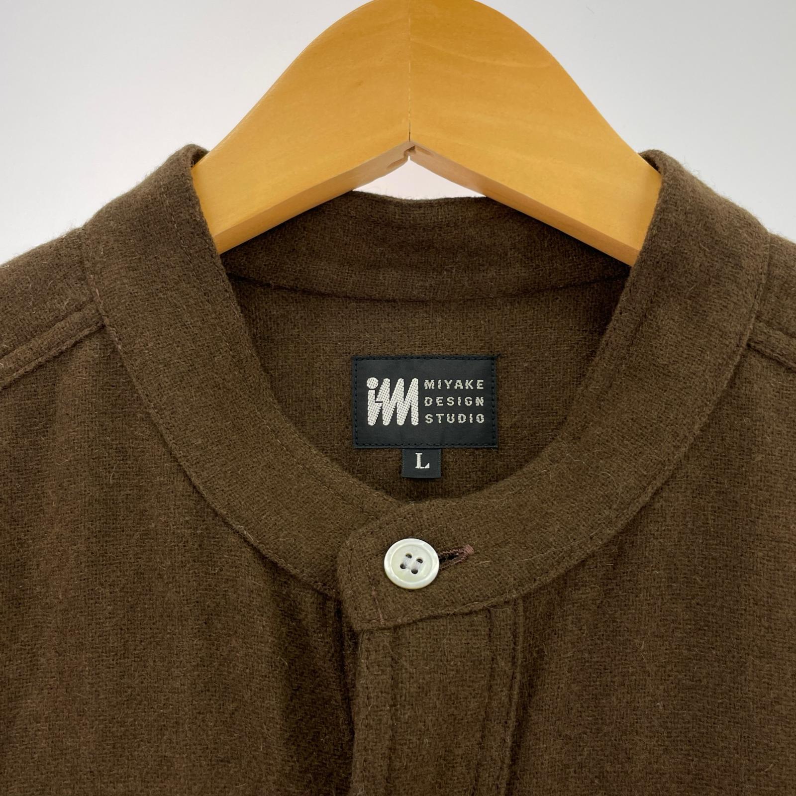 長袖シャツ ISSEY MIYAKE 長袖シャツ L ブラウン