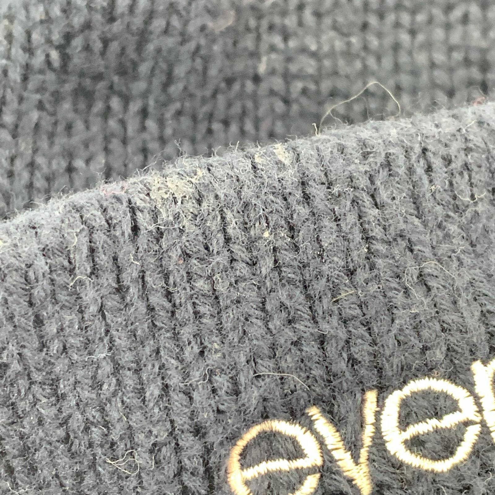 ニットキャップ everyone×COMESANDGOES ロゴビーニー 紺 ネイビー