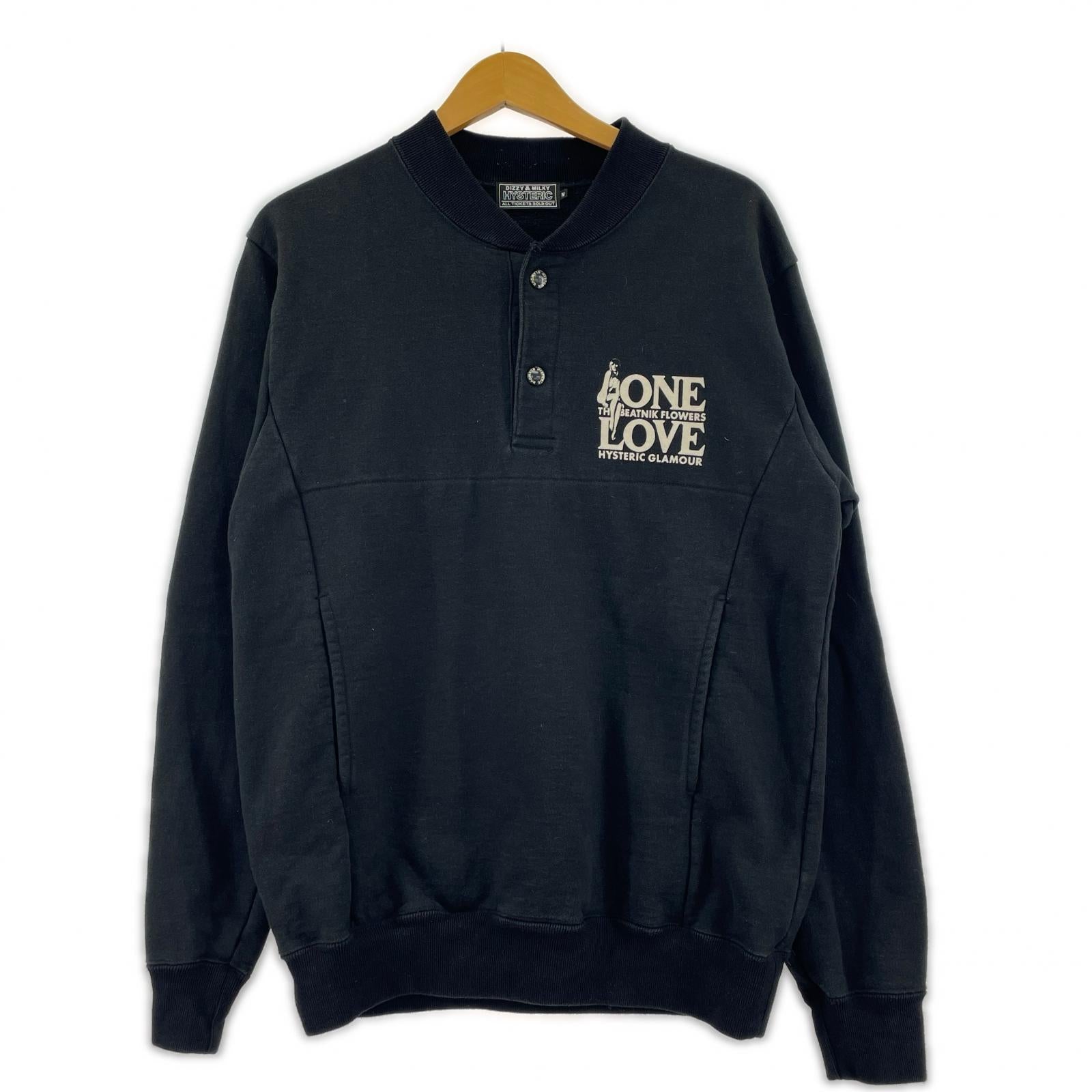スウェット ONELOVE 黒 M ブラック