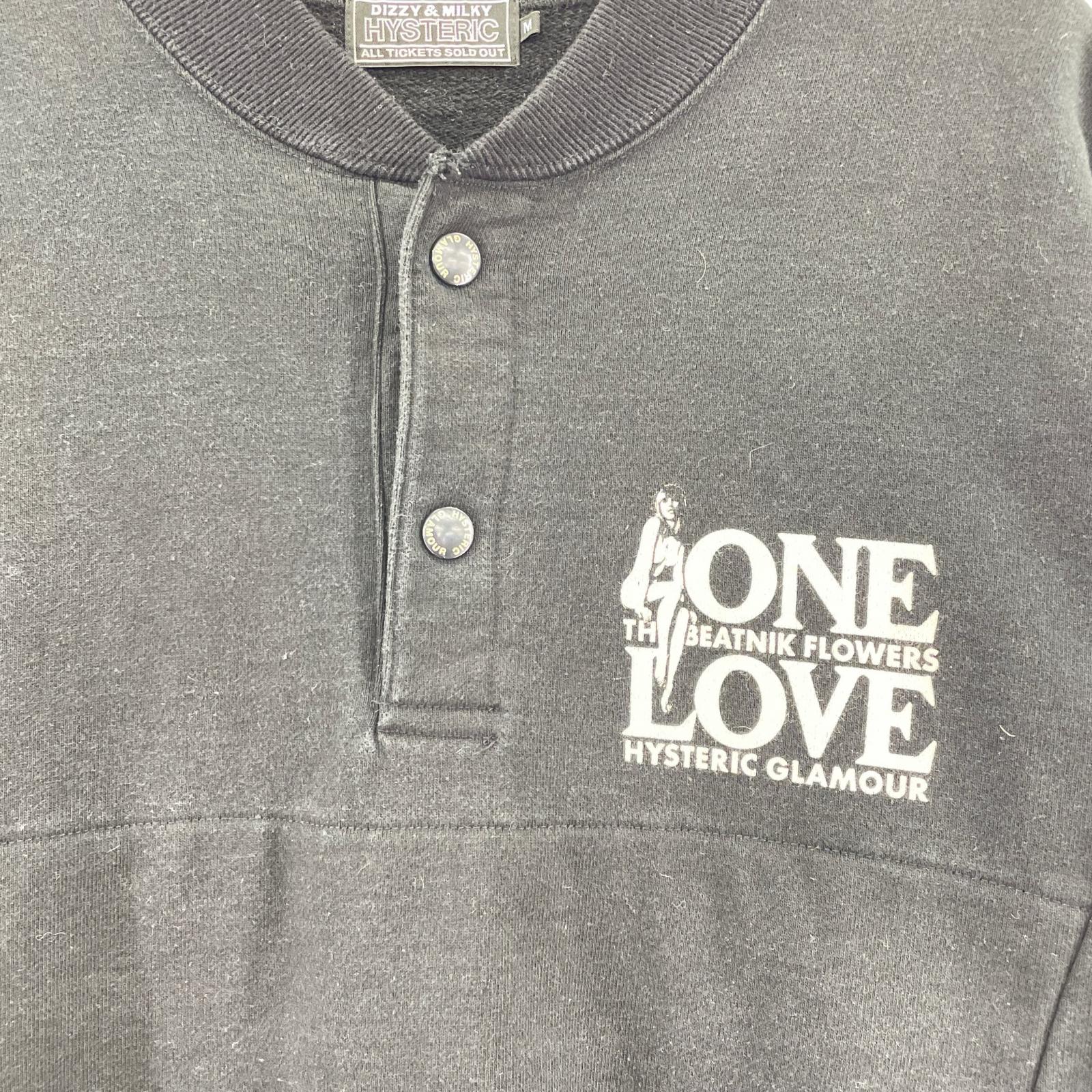スウェット ONELOVE 黒 M ブラック