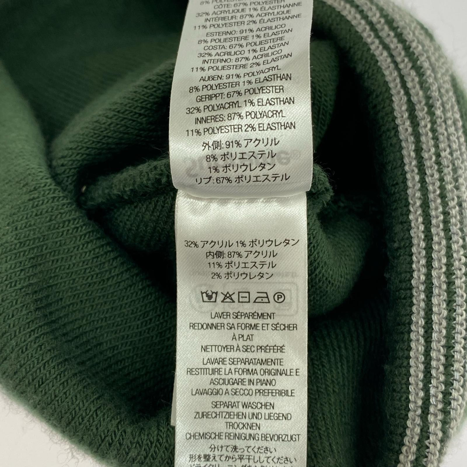 ニットキャップ Reflective Jacquard BEANIE 緑 グリーン