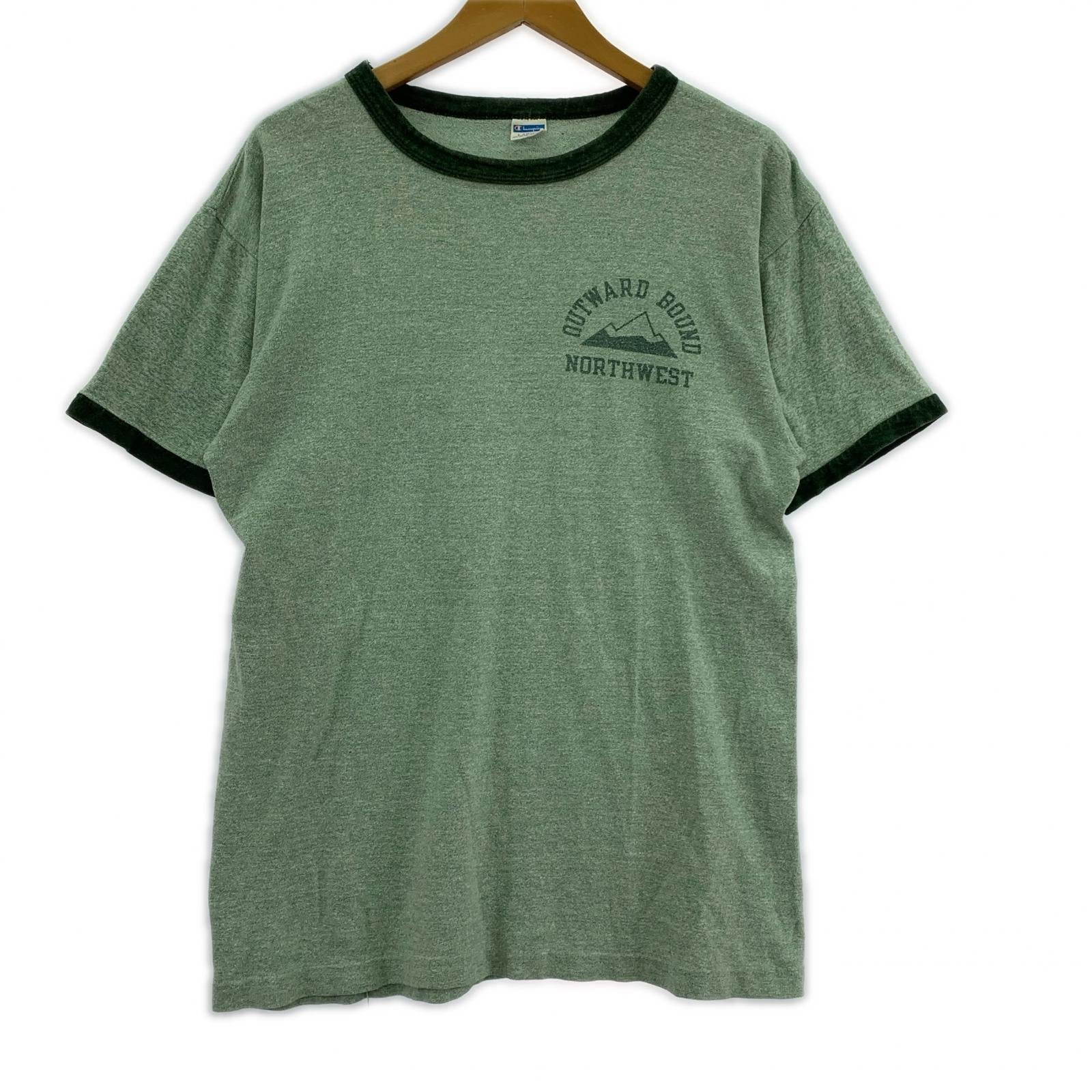 半袖Tシャツ 70s バータグ 緑 (L) L グリーン