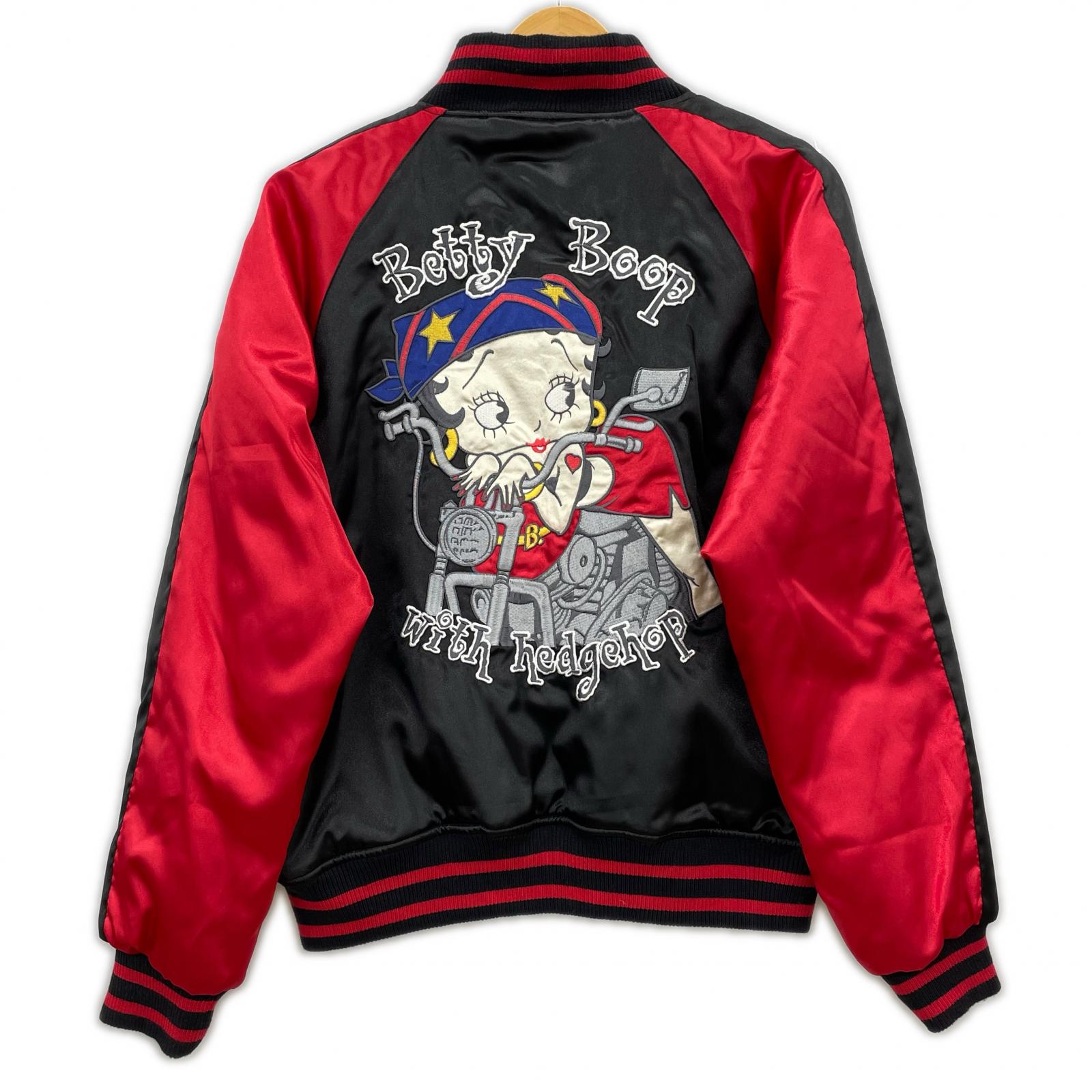 ジャケット BETTYBOOP with hedgehop フリー ブラック