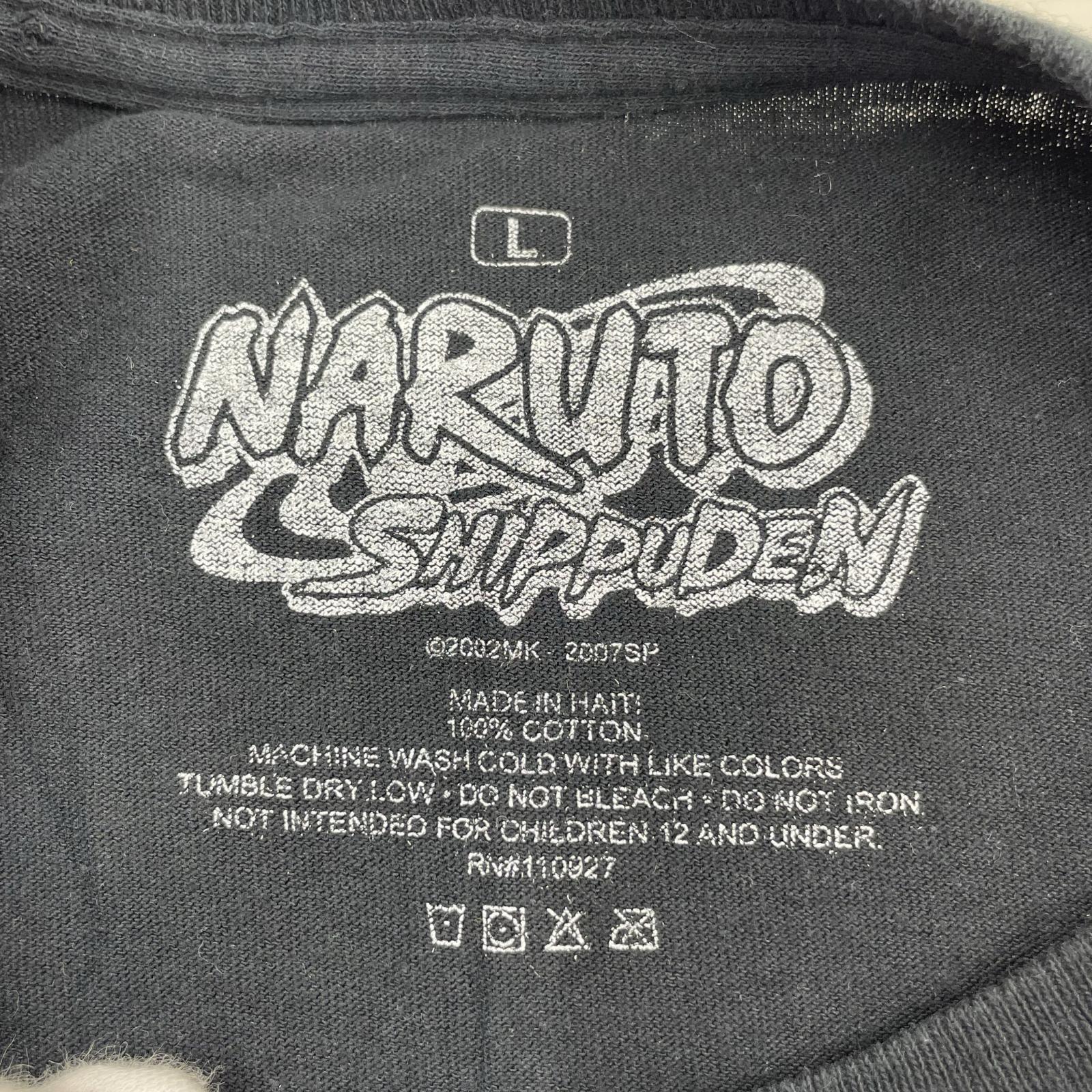 半袖Tシャツ 00s NARUTO うちはイタチ L ブラック
