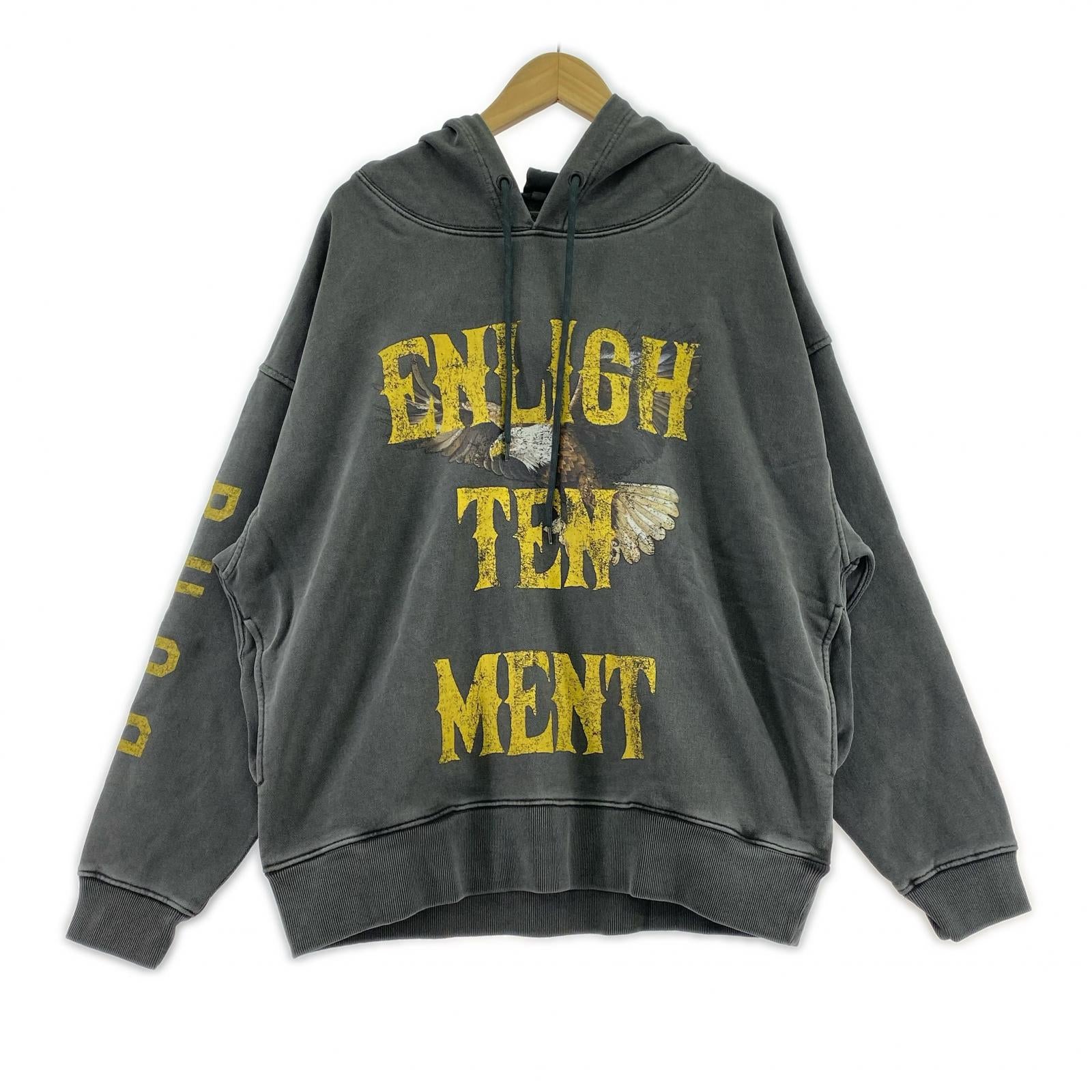 パーカー ENLIGH TEN MENT 灰 M グレー