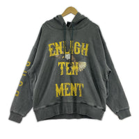 パーカー ENLIGH TEN MENT 灰 M グレー