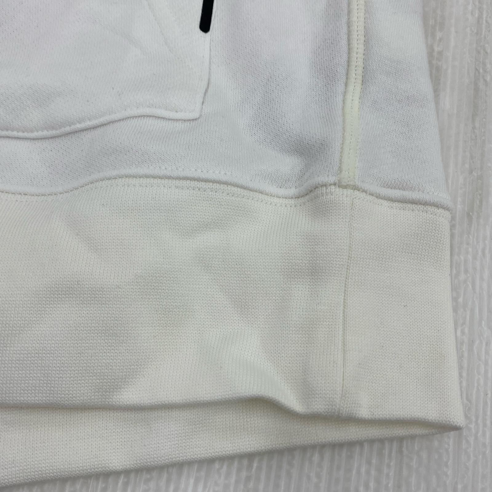 パーカー ×off white hoodie S ホワイト