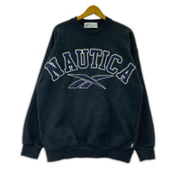 スウェット Nautica 黒 M ブラック