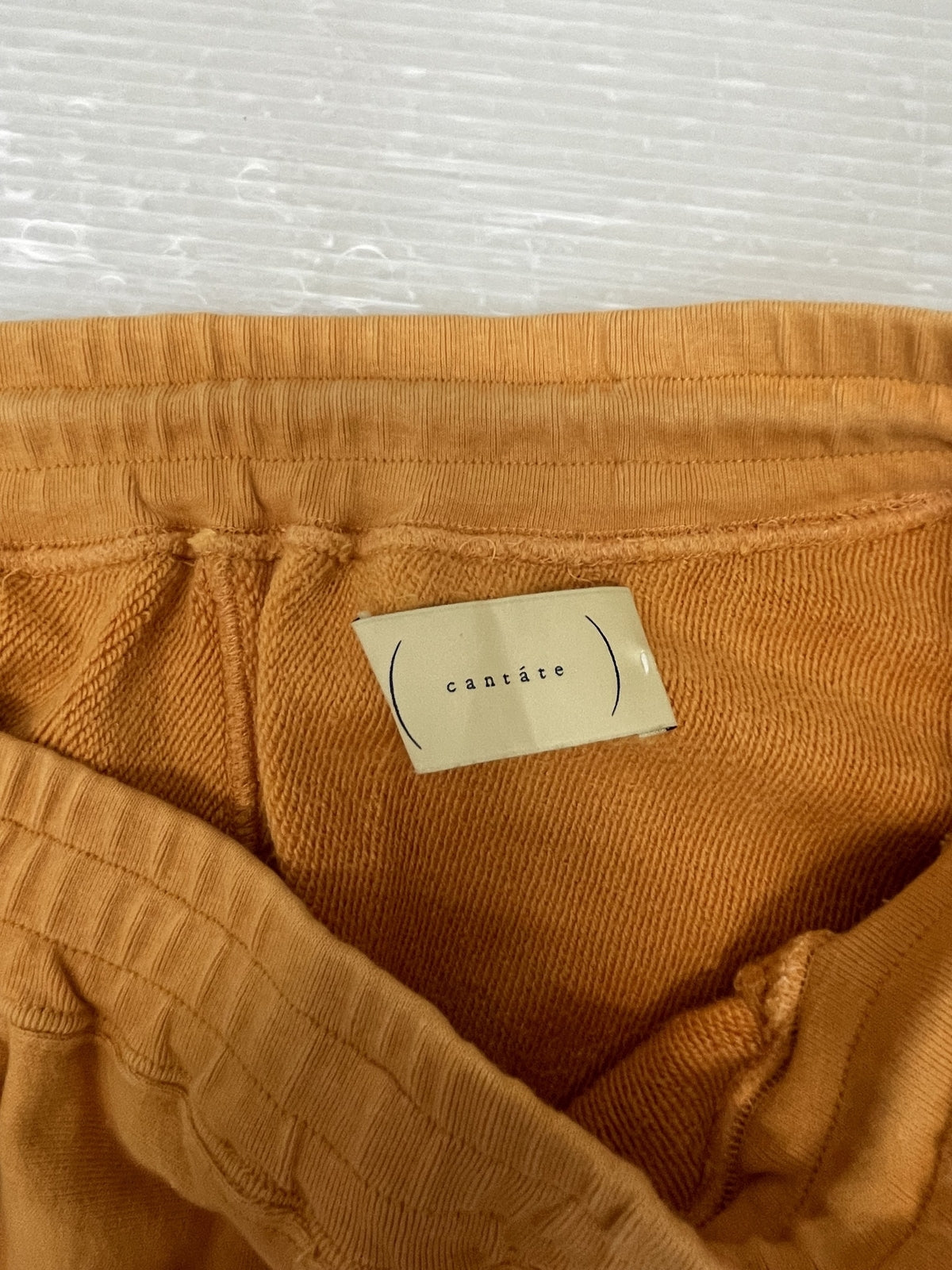 パンツ cantata Fluffy Pants スウェットパンツ 48 オレンジ
