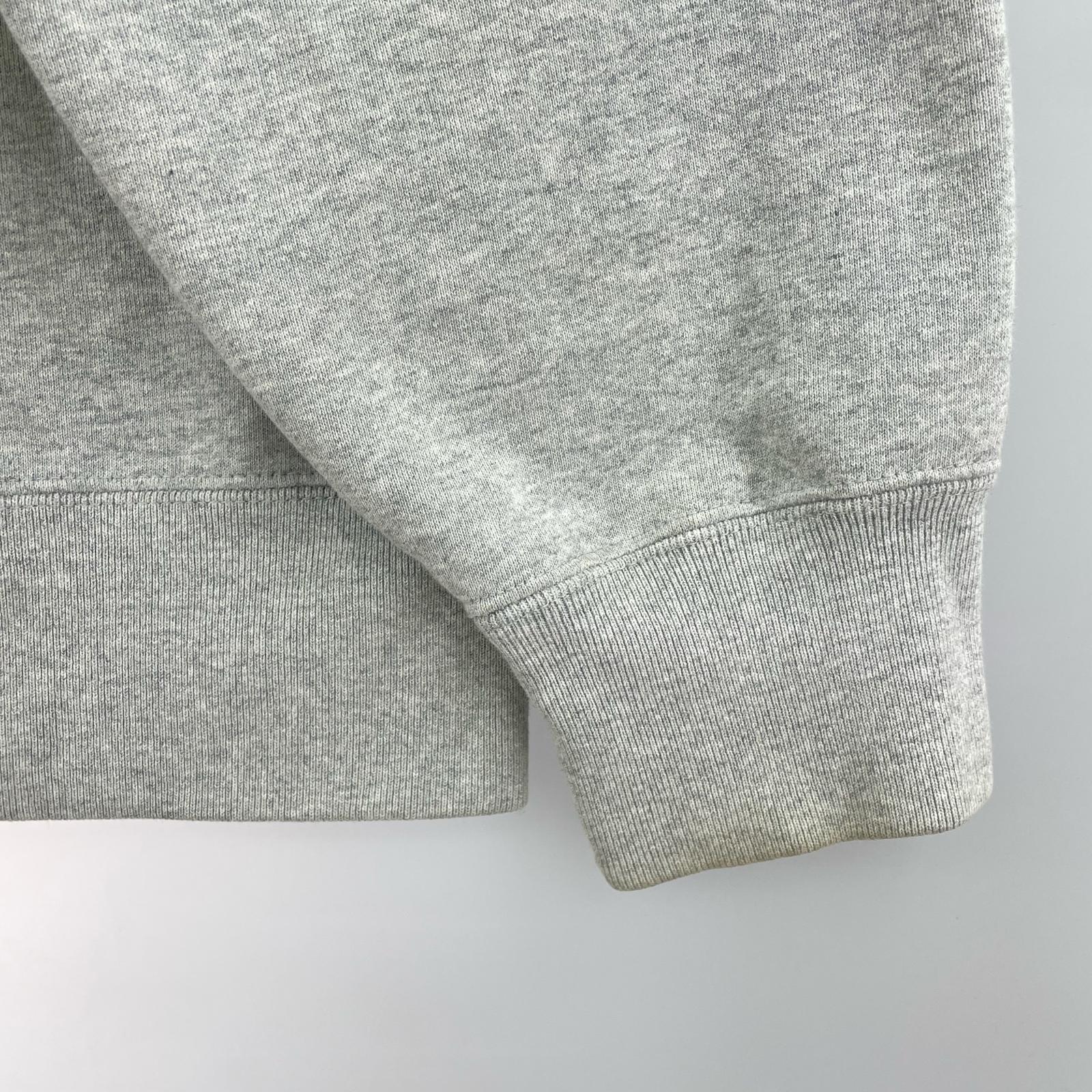 パーカー Satin Applique Hooded Sweatshirt L グレー