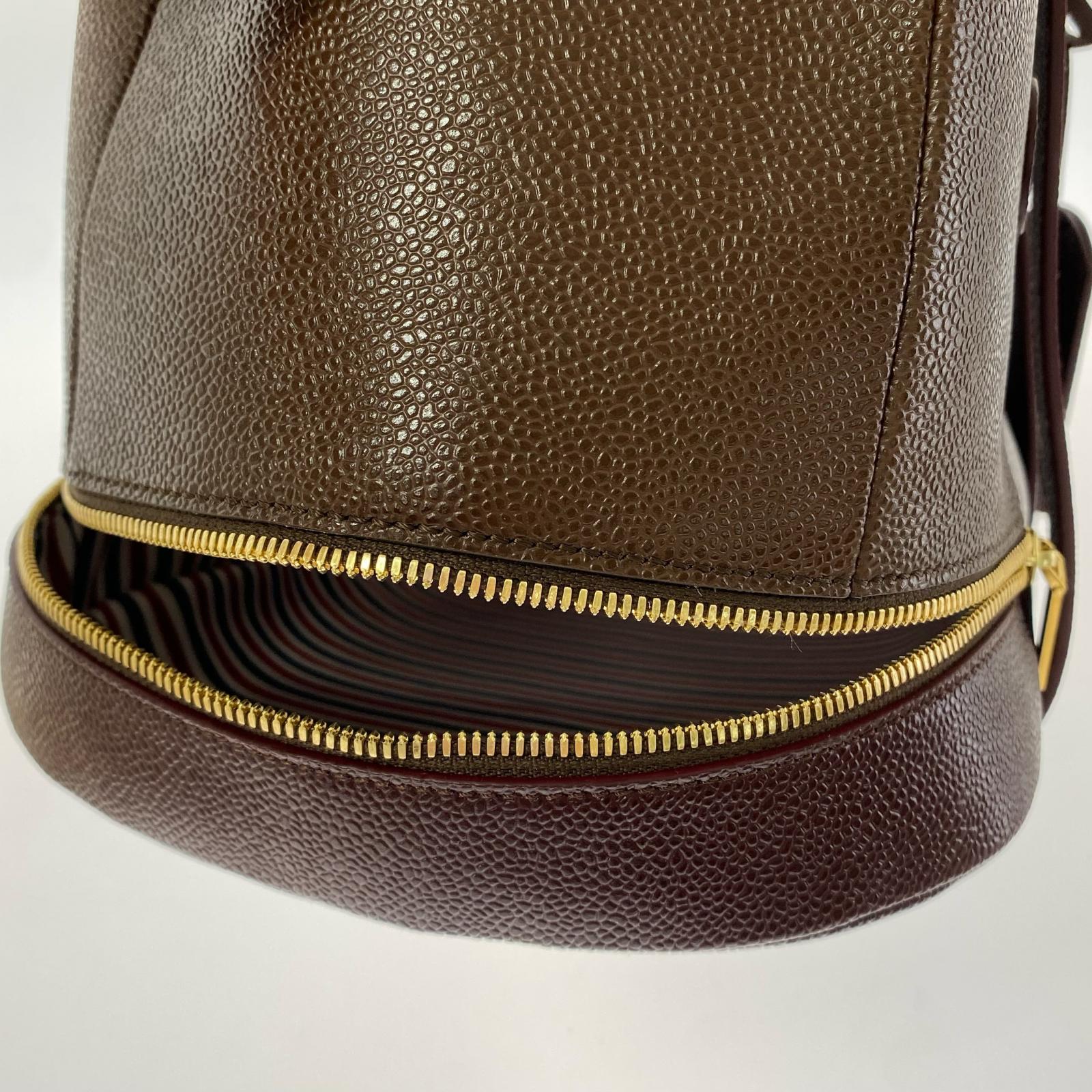 その他バッグ MTO Pebble Grain Leather Whale Bag ブラウン ブラウン