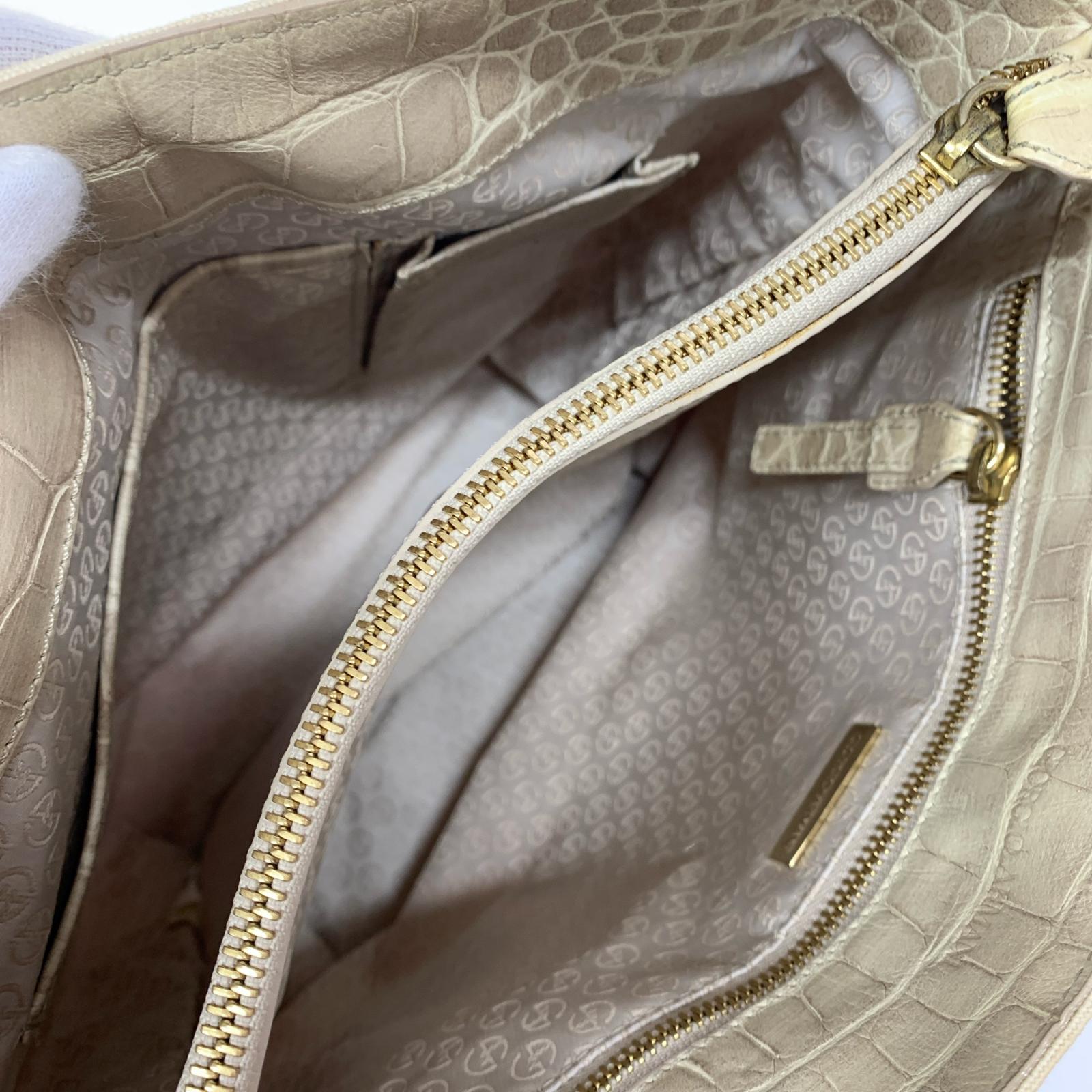 その他バッグ GIORGIO ARMANI キャンバストートバッグ ※状態 ベージュ