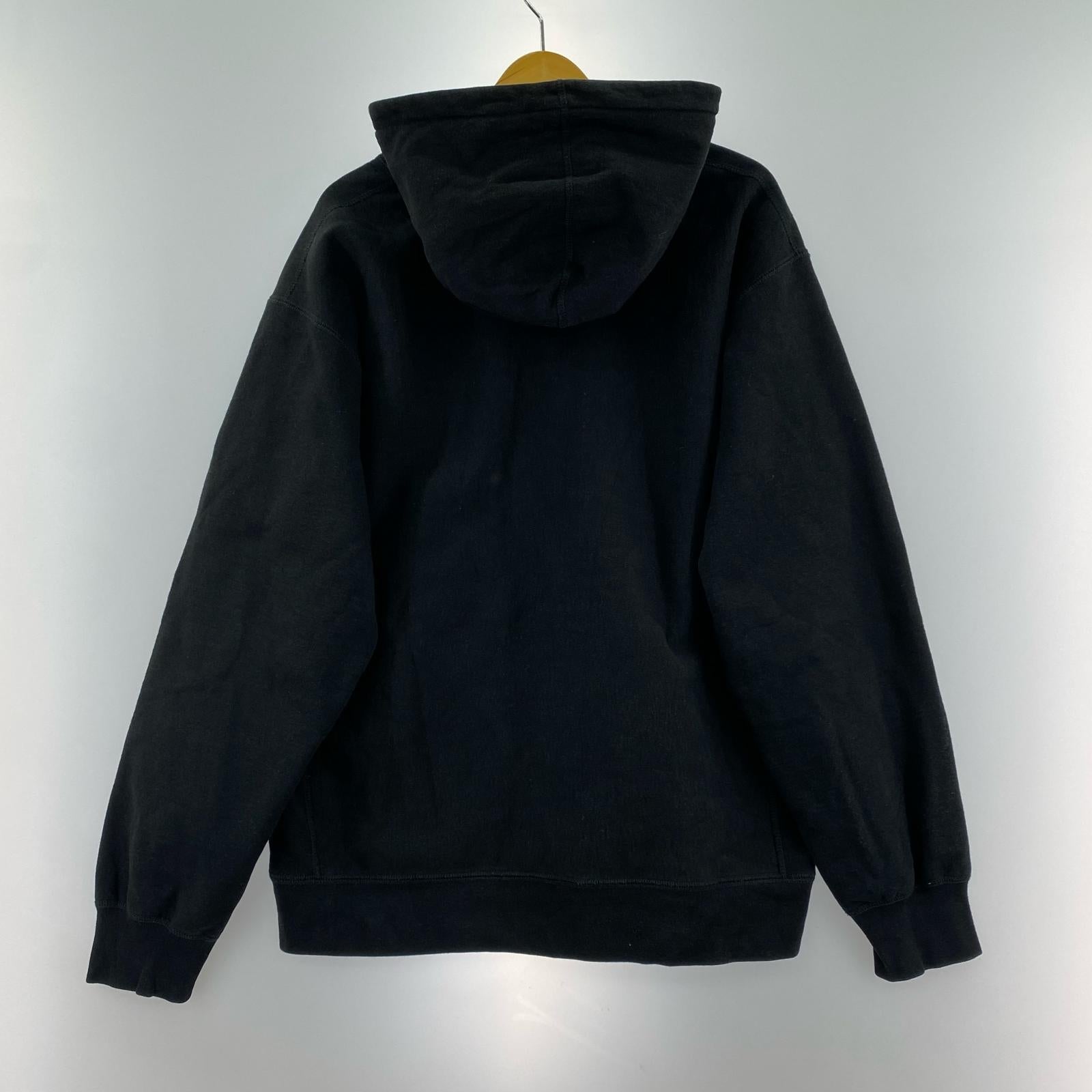 パーカー lace hooded sweatshirt L L ブラック