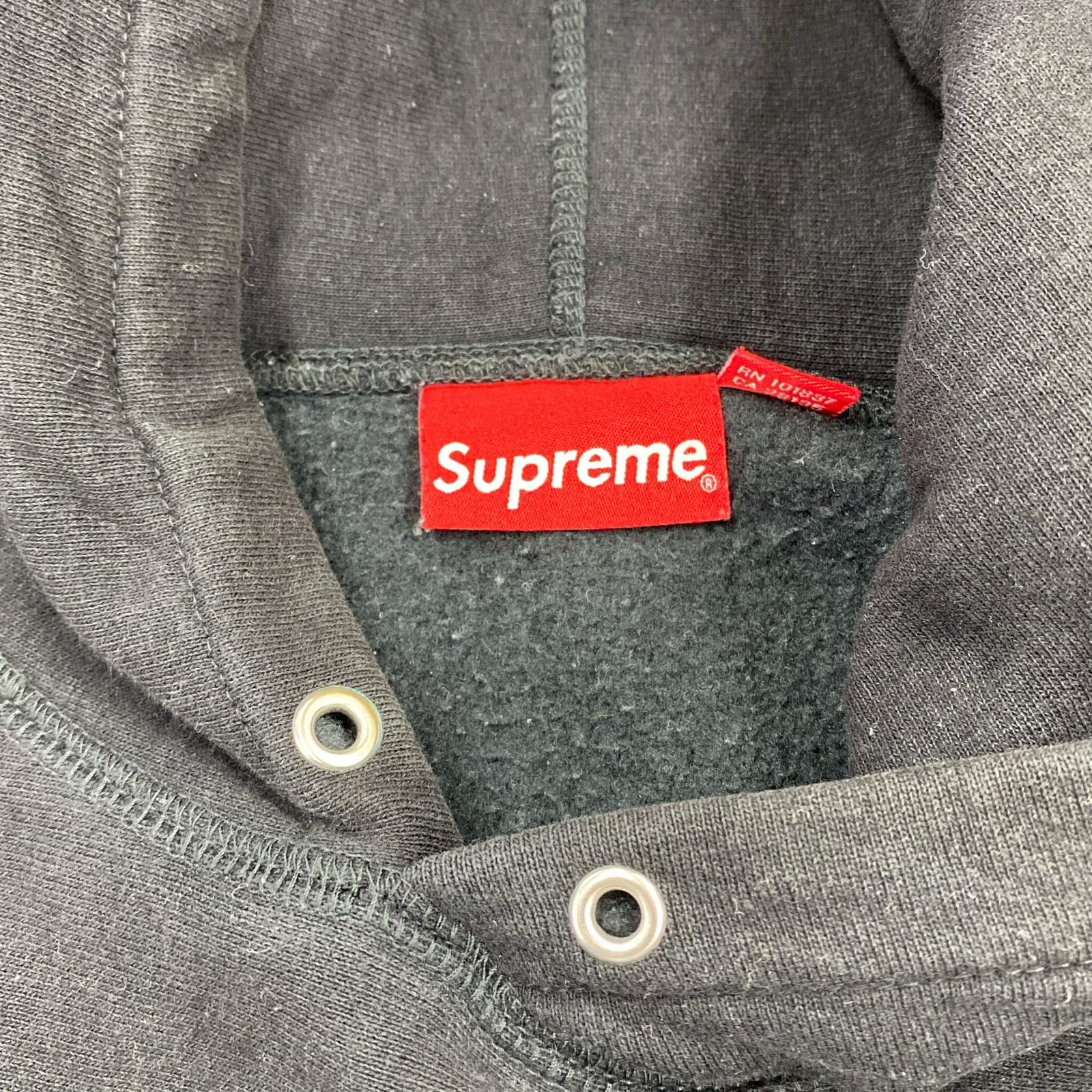 パーカー lace hooded sweatshirt L L ブラック