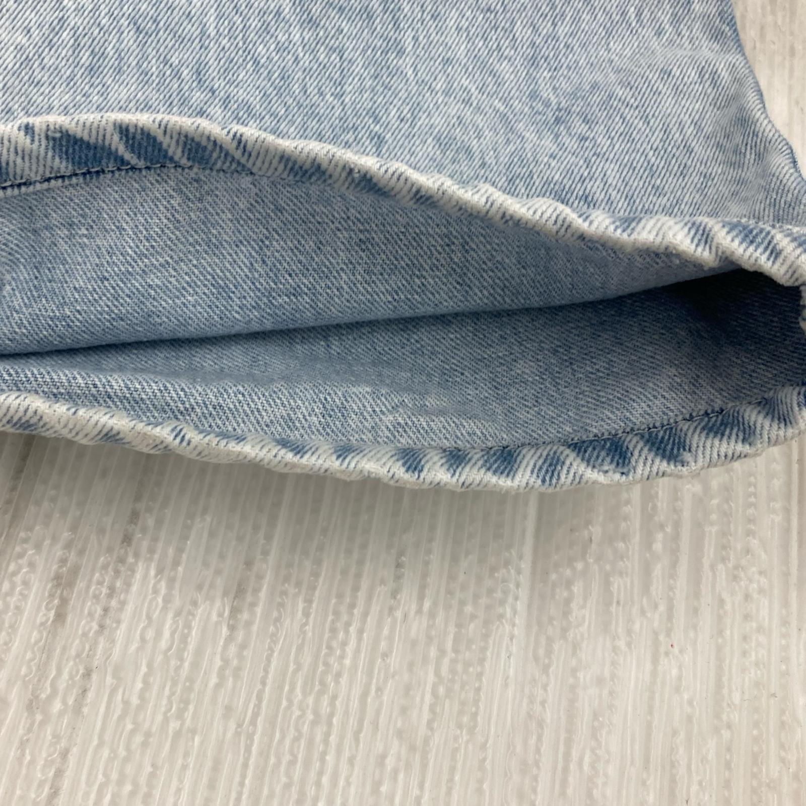 デニムパンツ 25SS PLEATED DENIM PANTS HMMA67021A (S) S ブルー