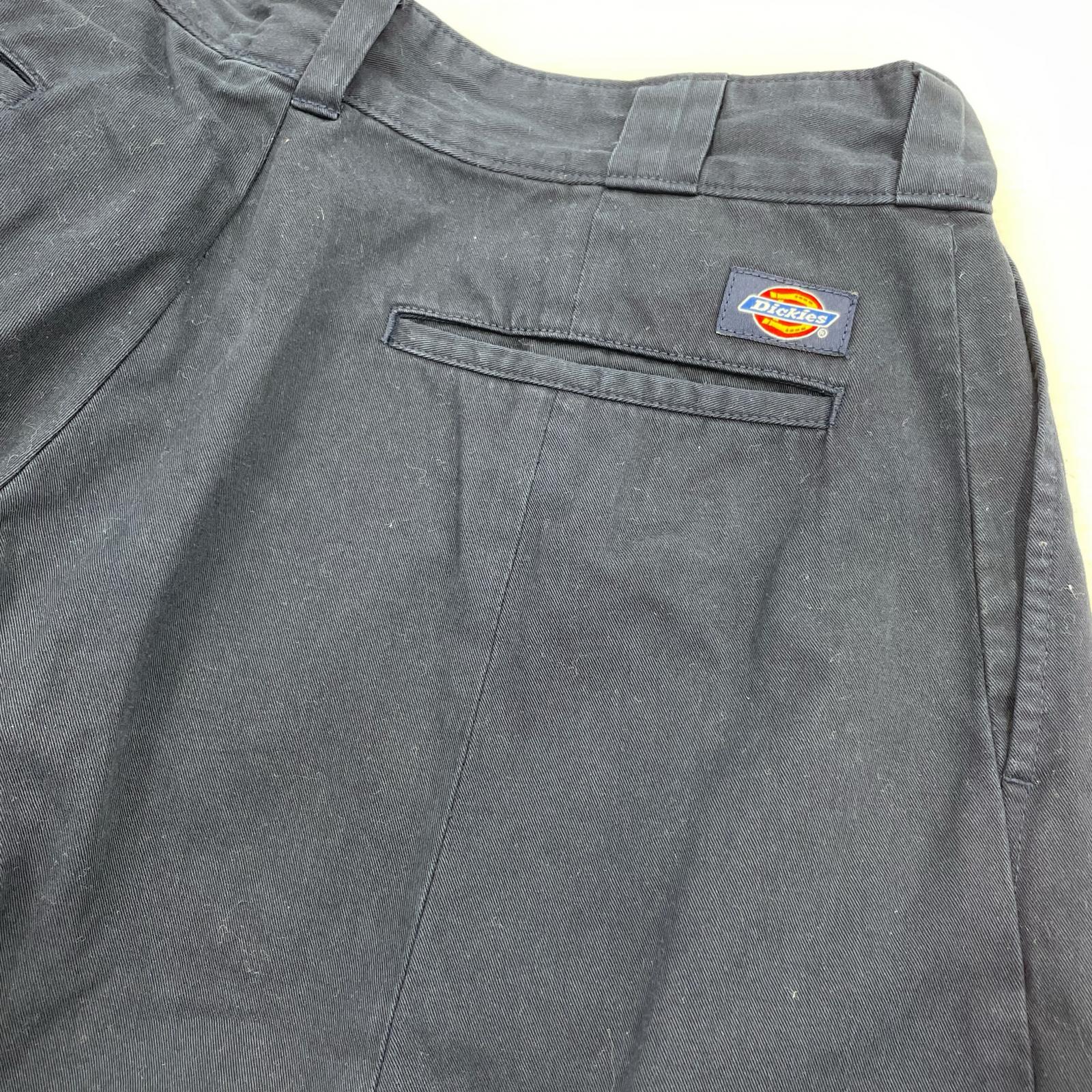 パンツ Dickies JS別注 ODD SHAPE SHORTS ワイドショーツ L 紺 L ネイビー