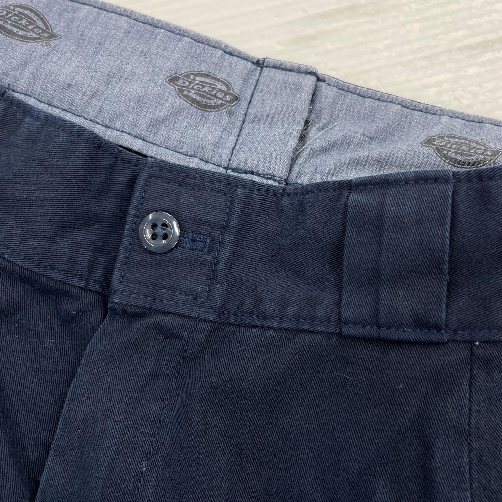 パンツ Dickies JS別注 ODD SHAPE SHORTS ワイドショーツ L 紺 L ネイビー