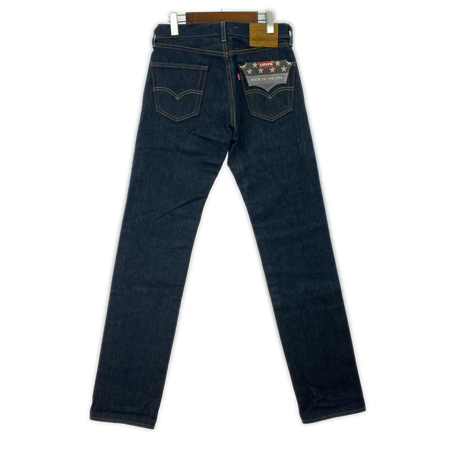 デニムパンツ PREMIUM USA製 505 28 ネイビー