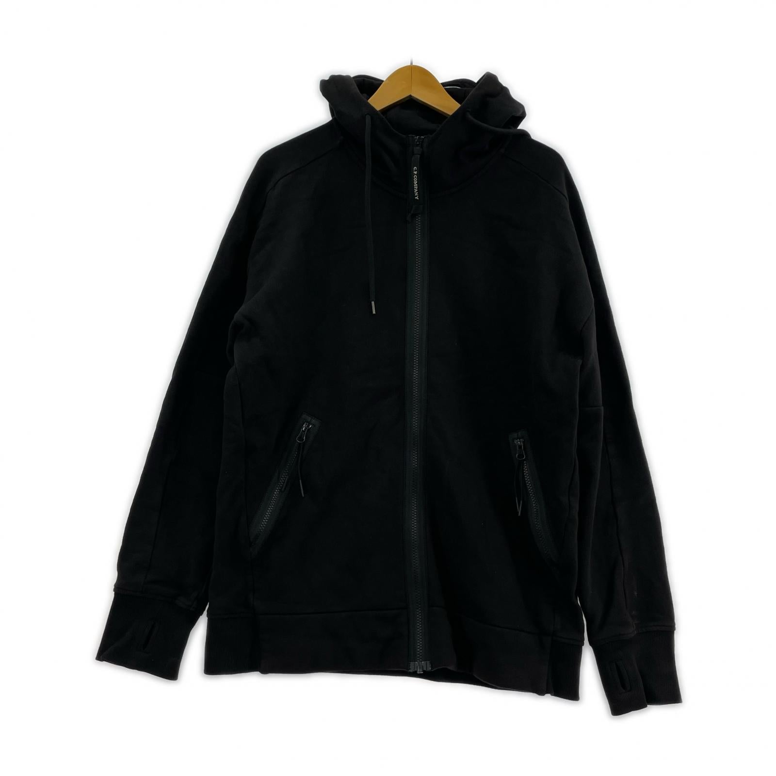 パーカー 25AW ゴーグルディティールジップパーカー L ブラック