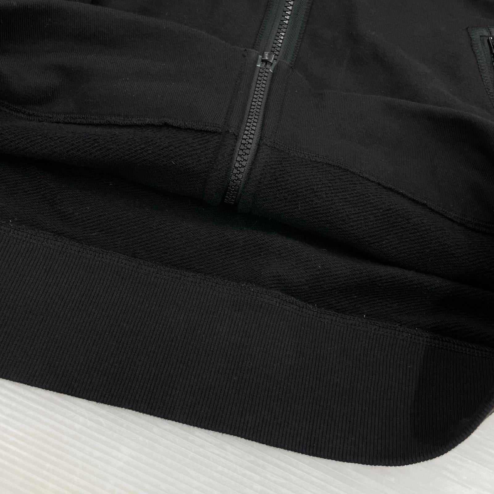パーカー 25AW ゴーグルディティールジップパーカー L ブラック