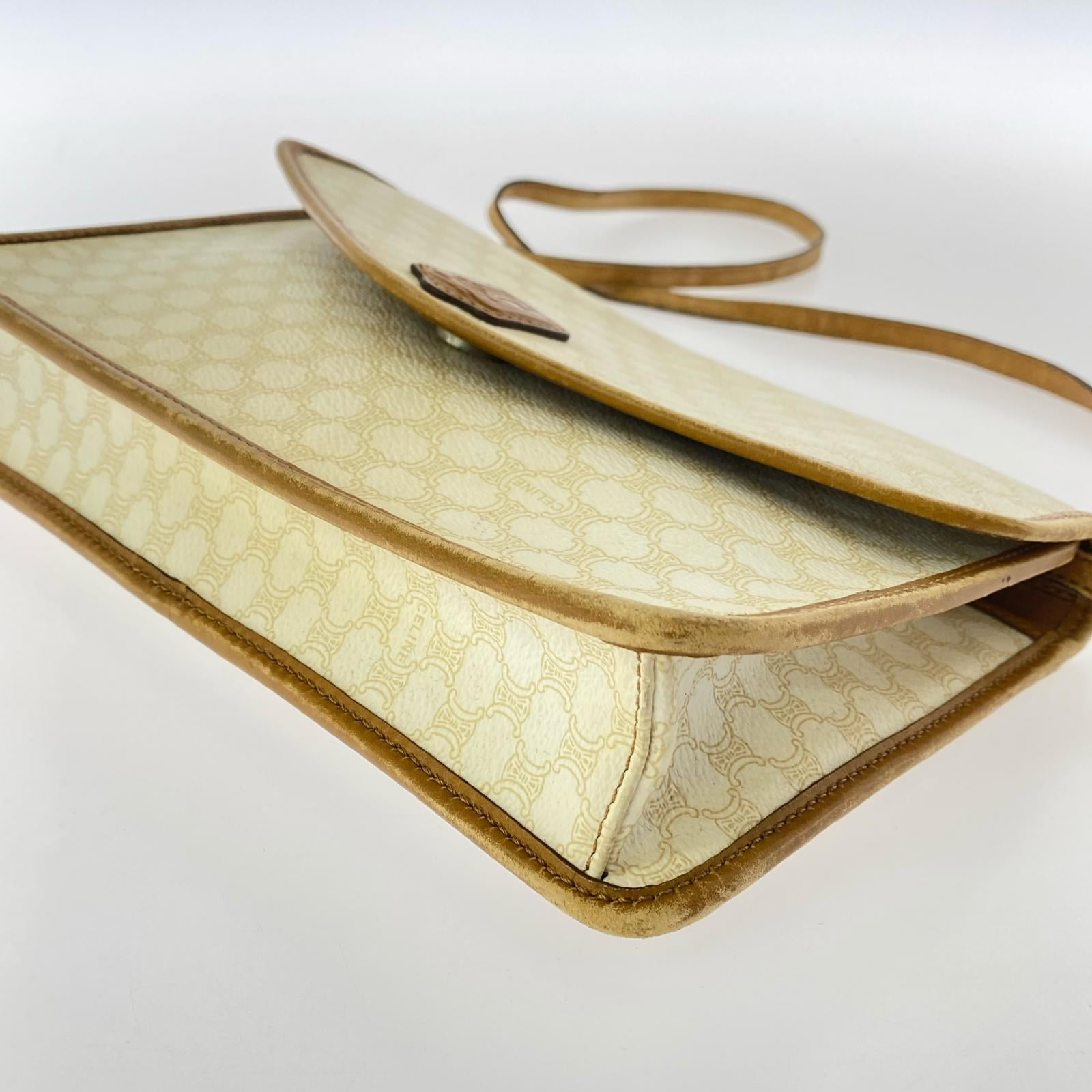 CELINE マカダム ショルダーバッグ