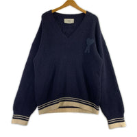 ニット 25SS Wool Ribbed V-Neck Sweater L L
