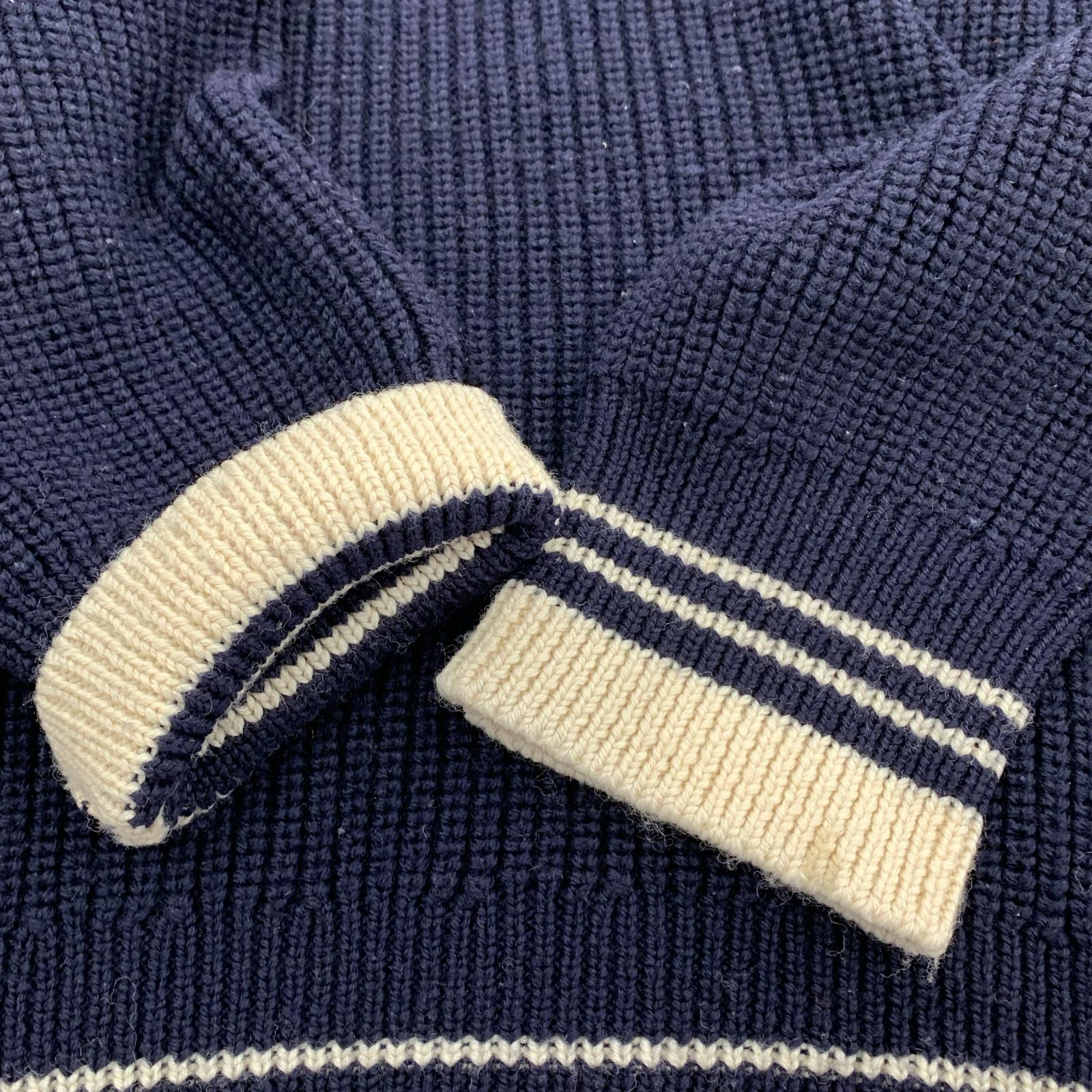 ニット 25SS Wool Ribbed V-Neck Sweater L L