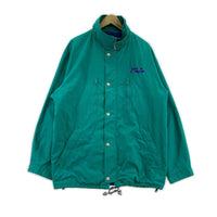 ジャケット 90s FILA ナイロン ジップアップ 緑 (XL) グリーン