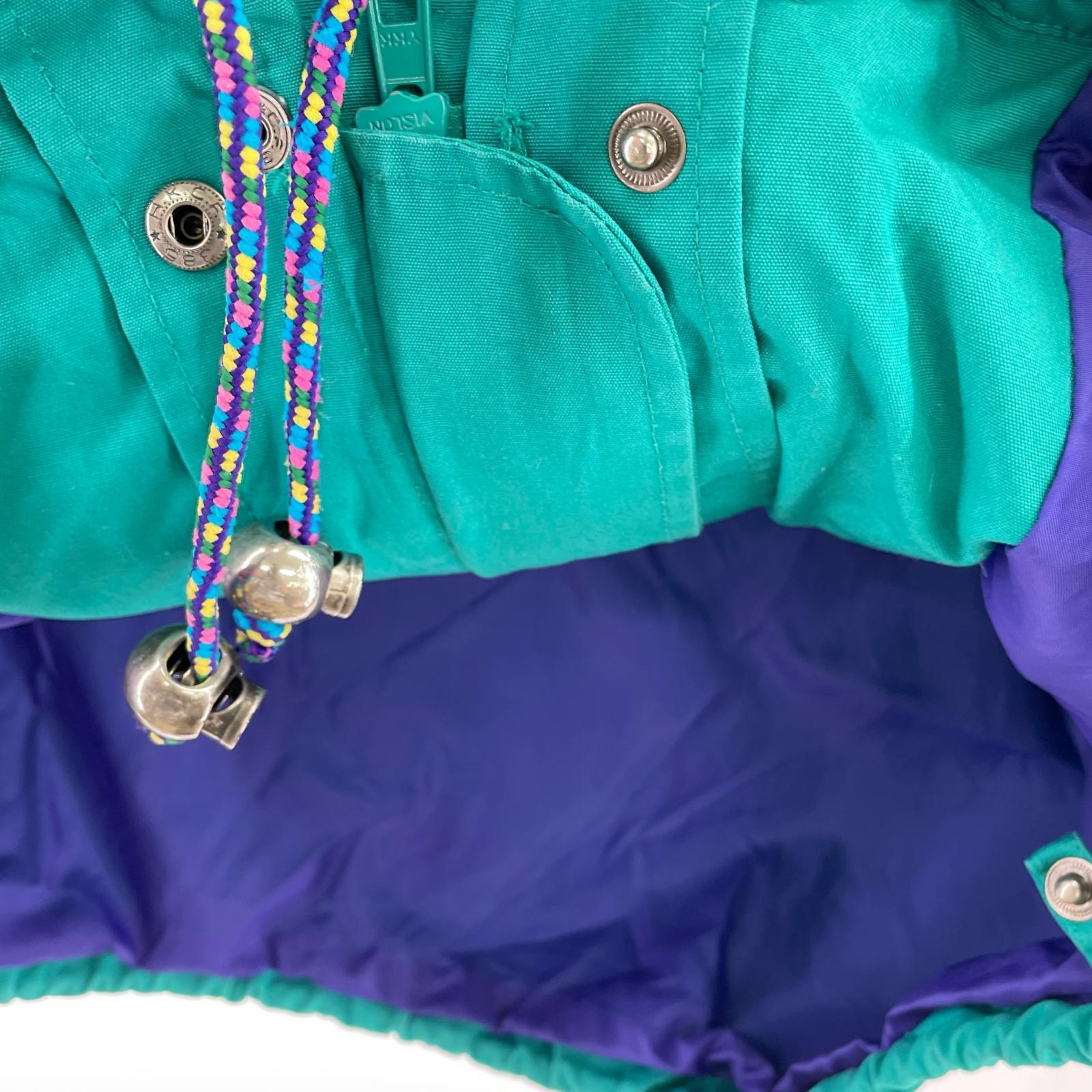 ジャケット 90s FILA ナイロン ジップアップ 緑 (XL) グリーン